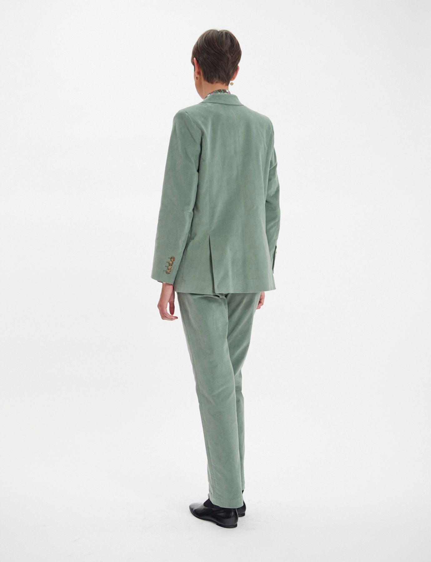 Giacca Bruna verde menta