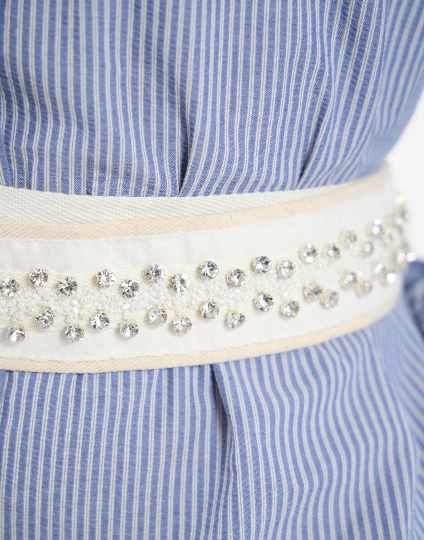 Nelly ecru organic cotton belt