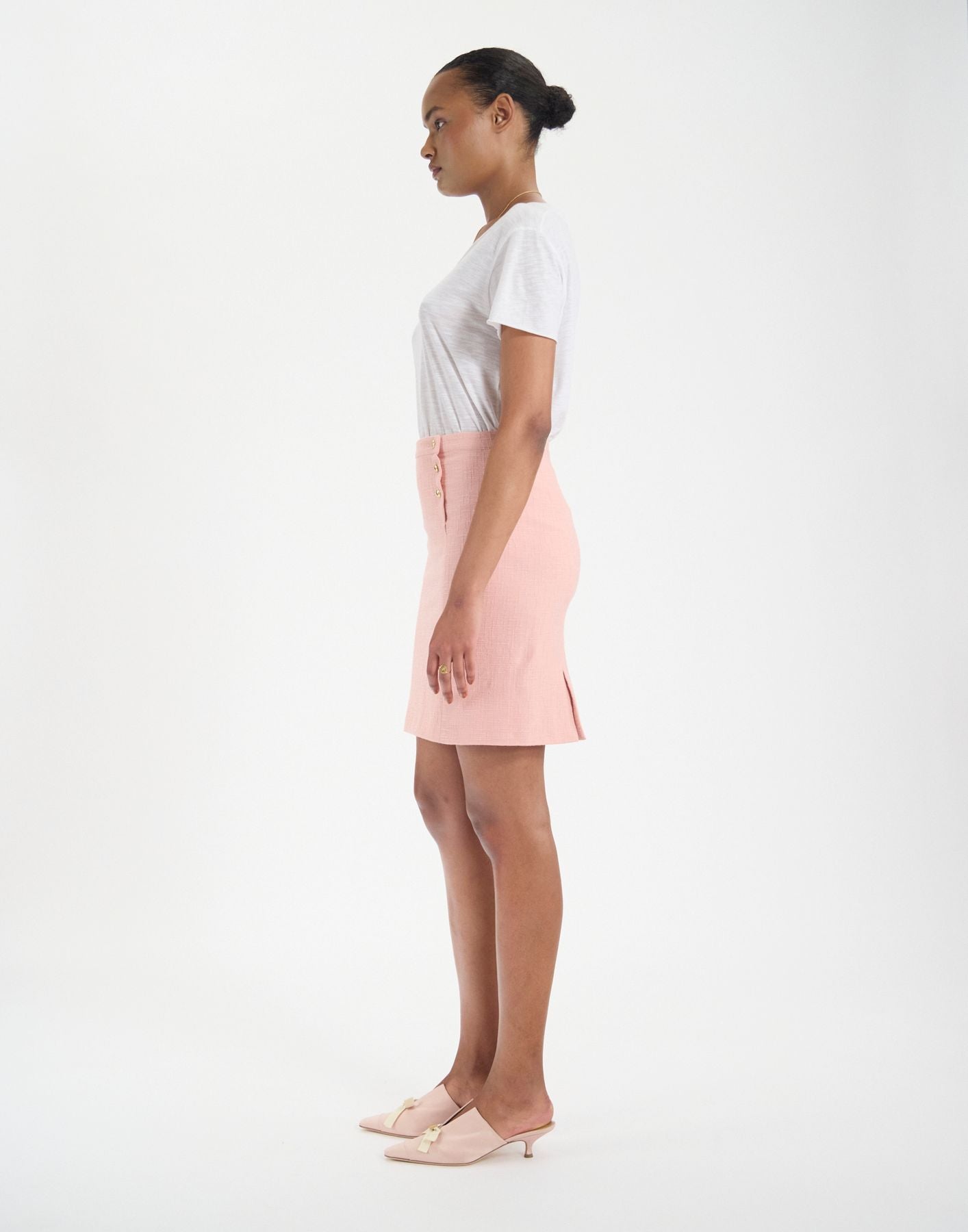Falda Edmonde rosa