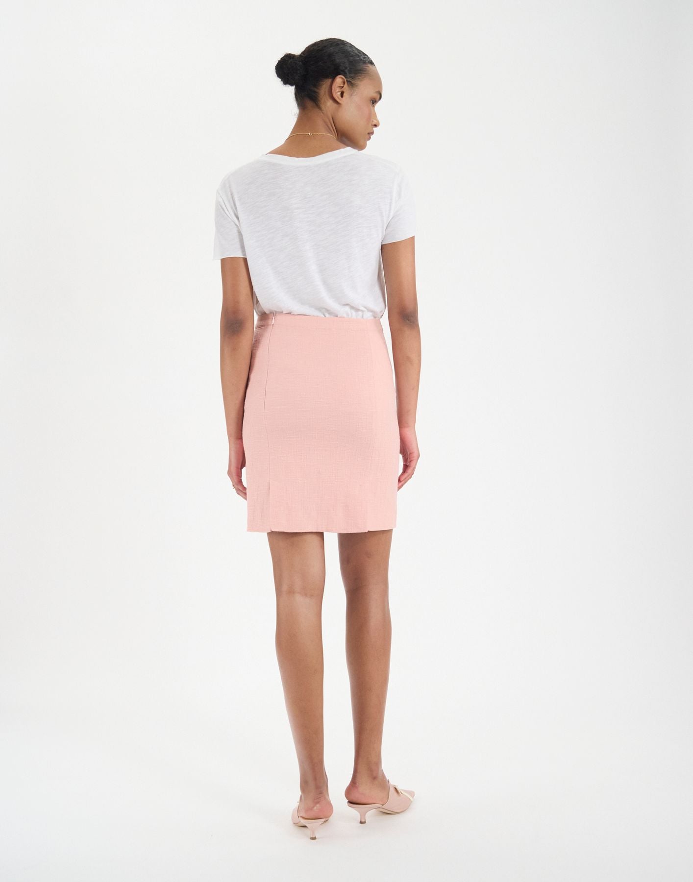 Falda Edmonde rosa