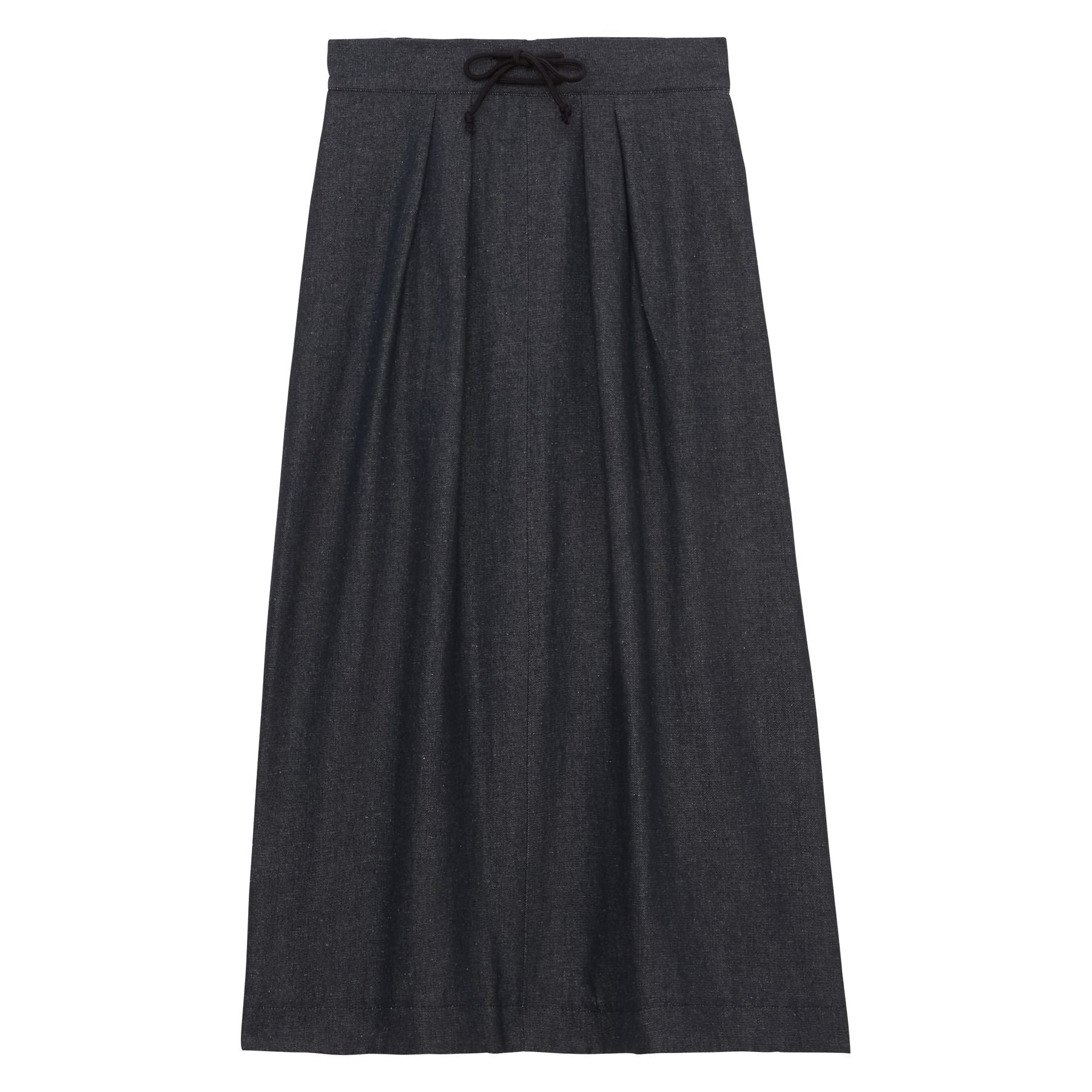 Gonna a pieghe Maud navy