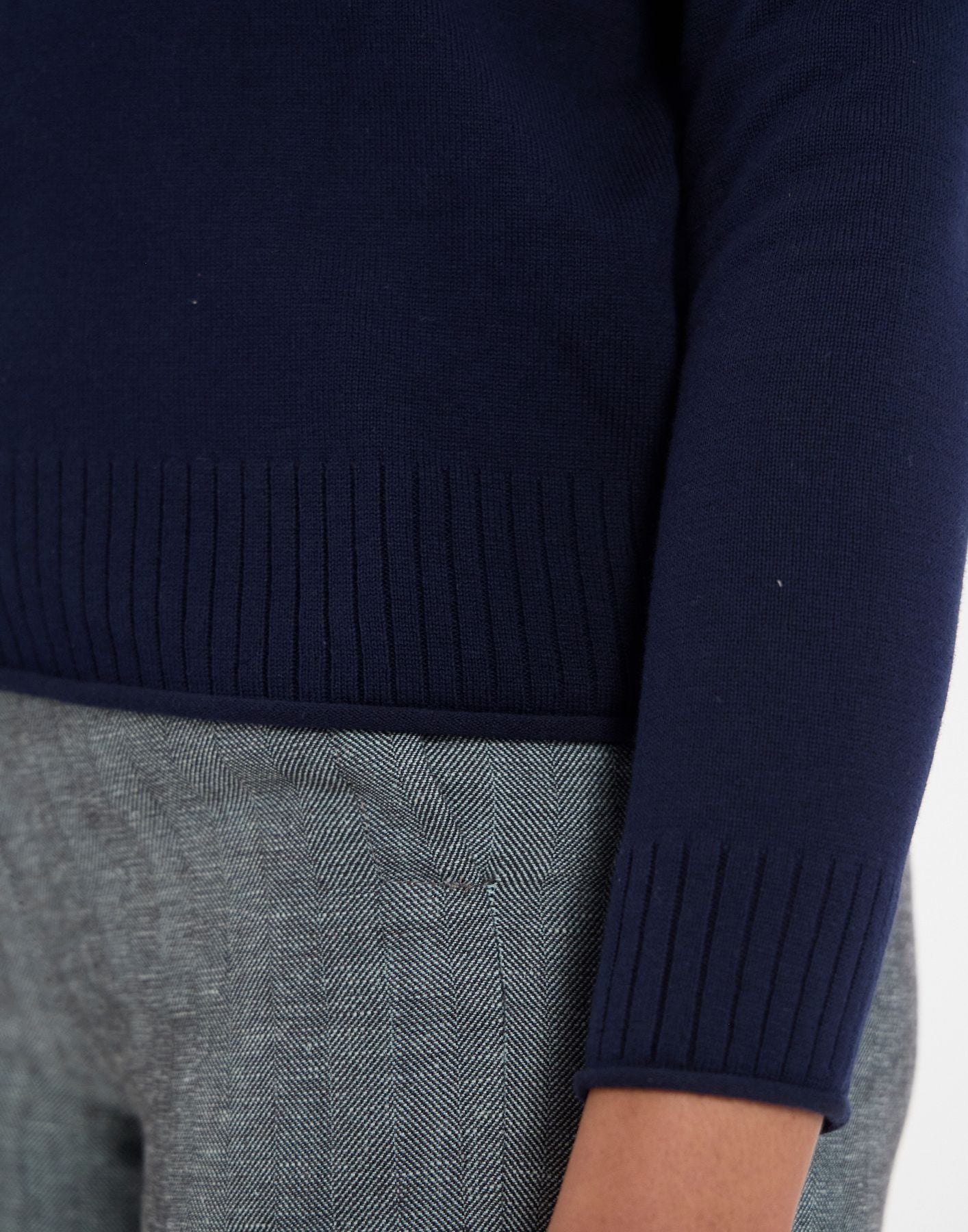 Pull Angelica en coton marine