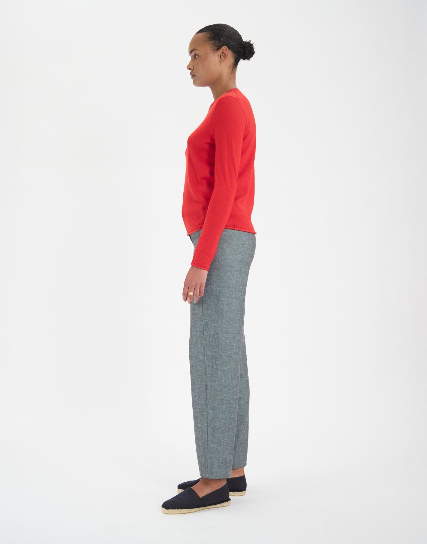 Pull Angelica en laine rouge