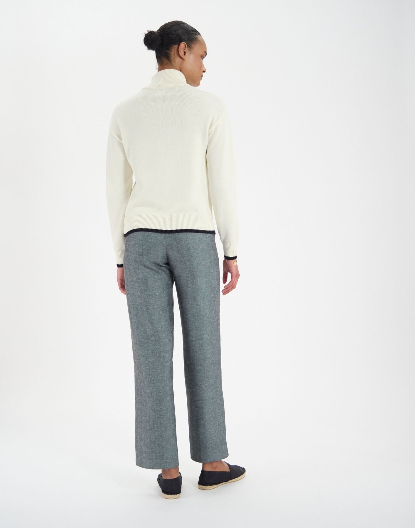 Atticus ecru cotton cardigan