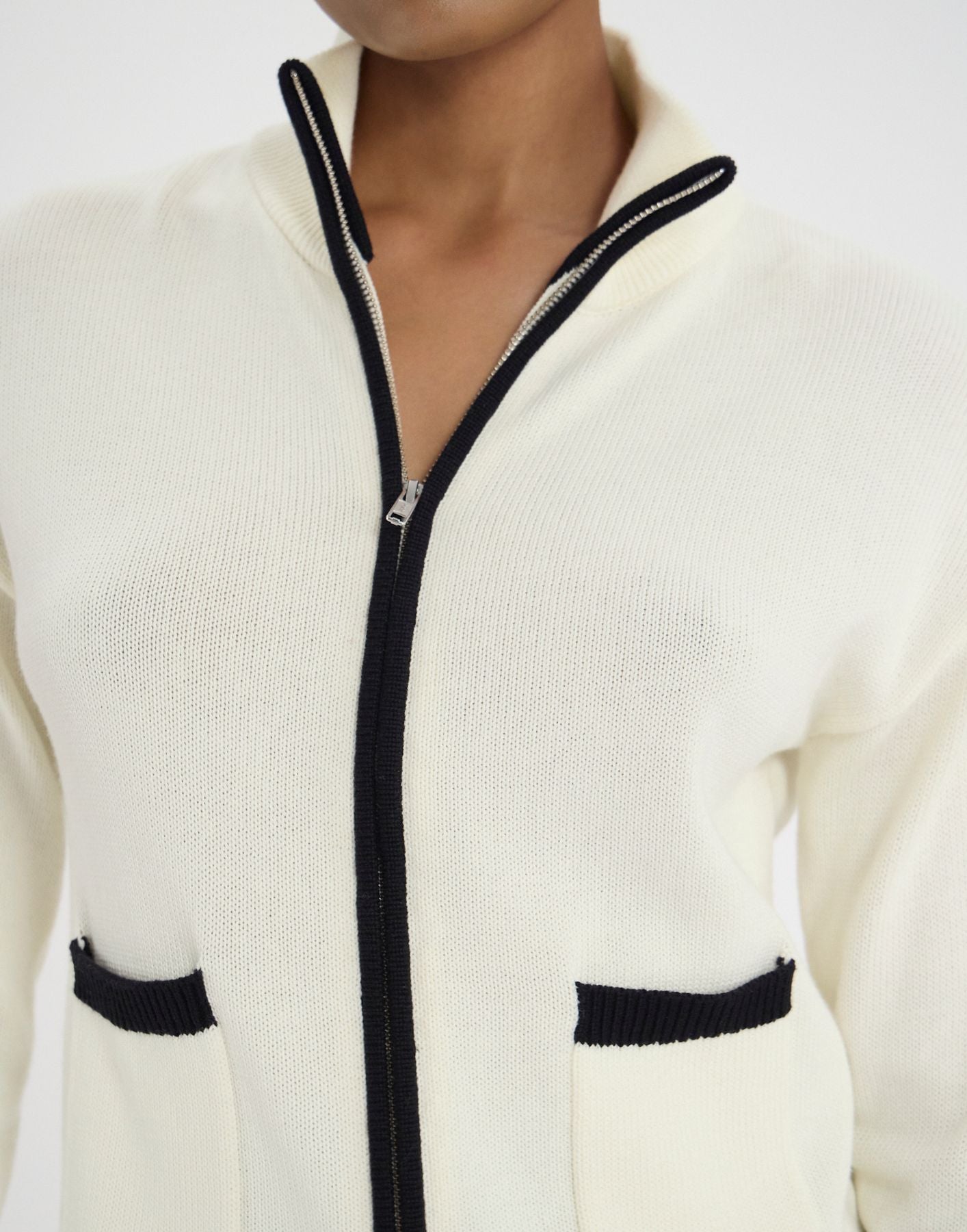 Atticus ecru cotton cardigan