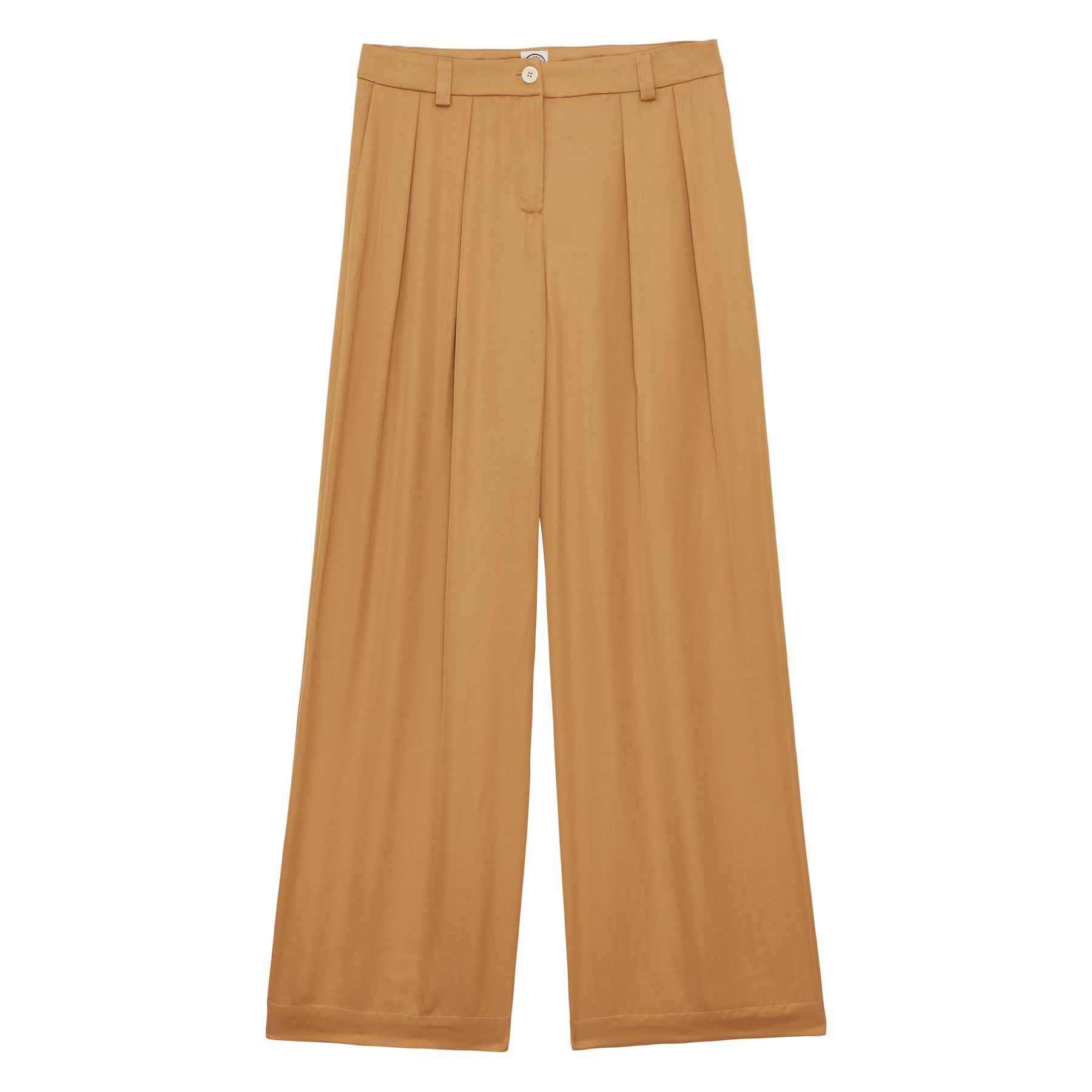 Luciano camel trousers