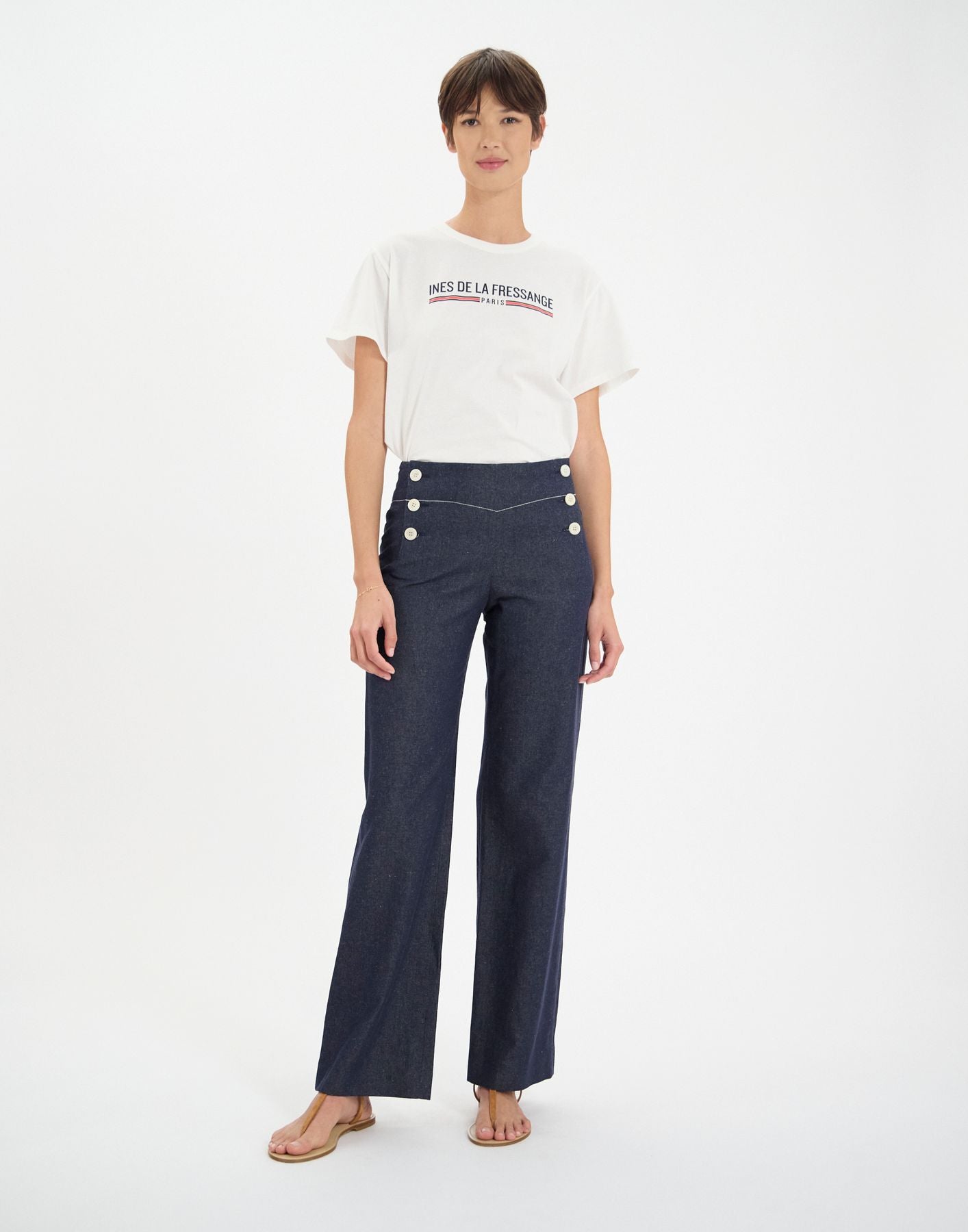 Gabriel navy bridge trousers