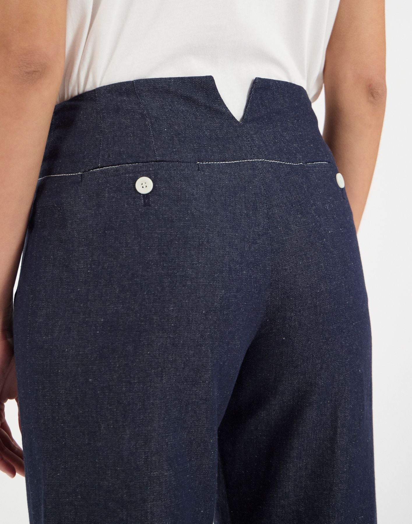 Gabriel navy bridge trousers