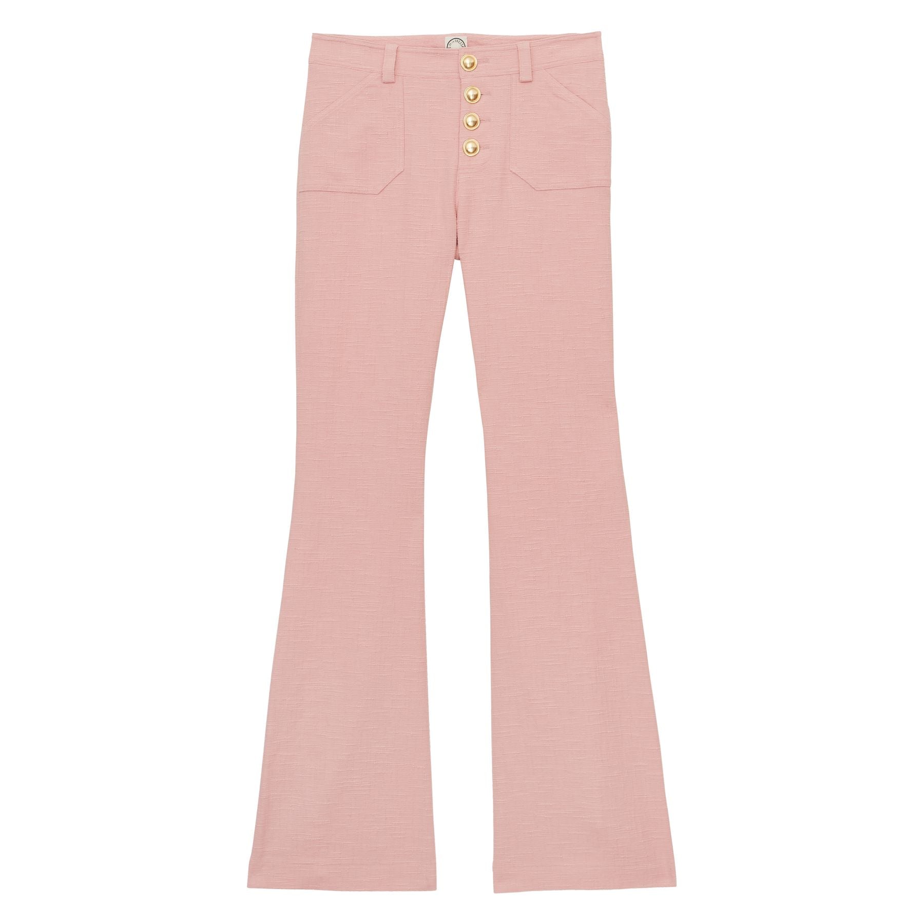 Charlotte pink cotton trousers
