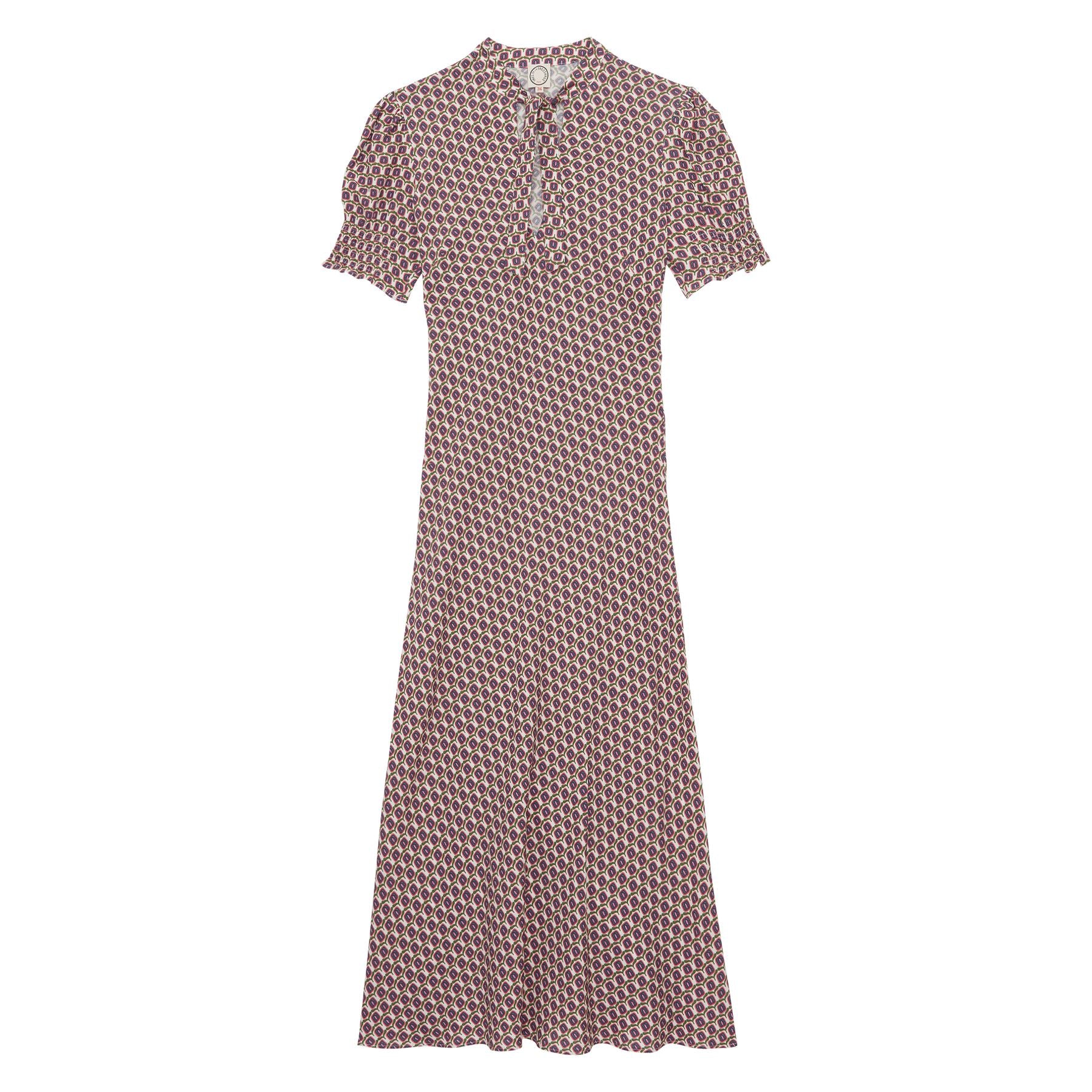 cherry-dress-with-oak-leaf-pattern