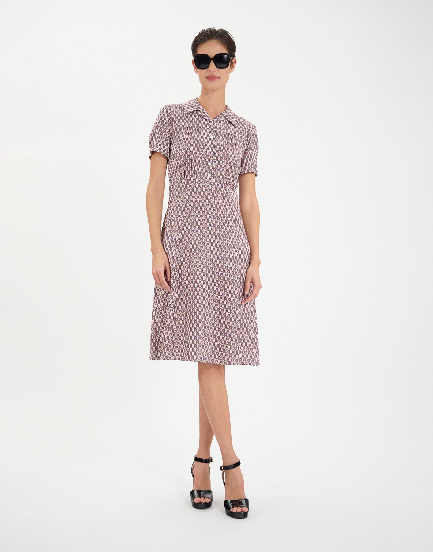 Angèle oak leaf dress