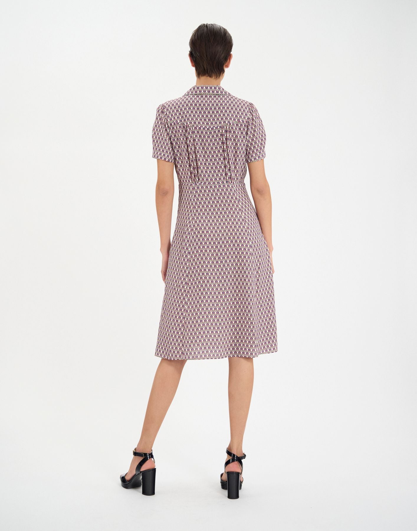 Vestido Angèle hoja de roble