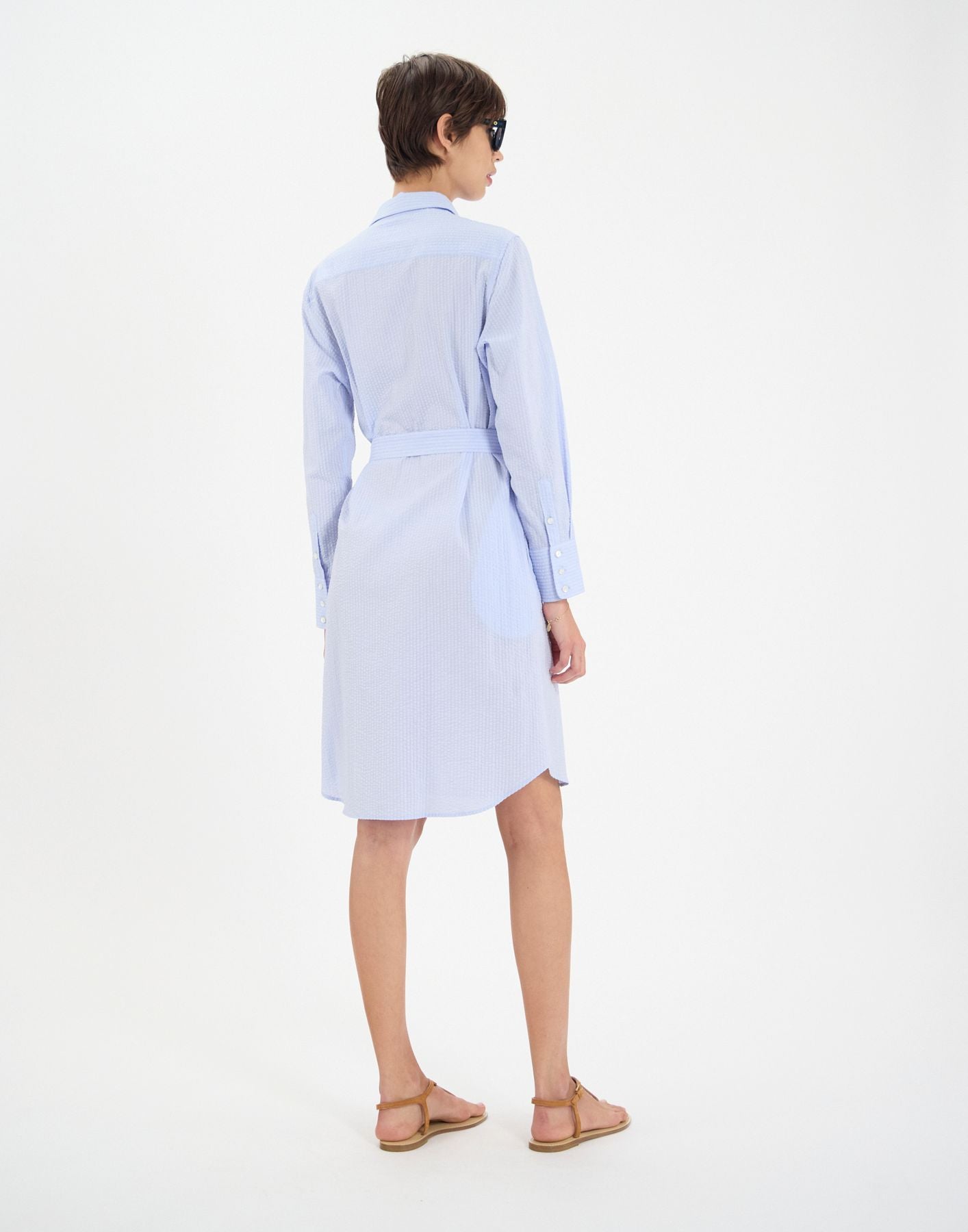 Abito Amour in cotone azzurro
