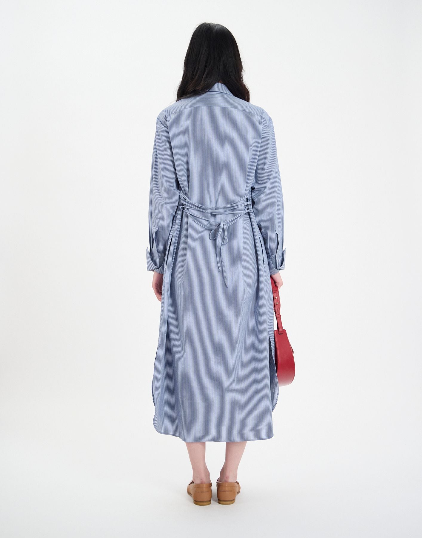 robe-douglas-en-coton-bleue-a-fines-rayures