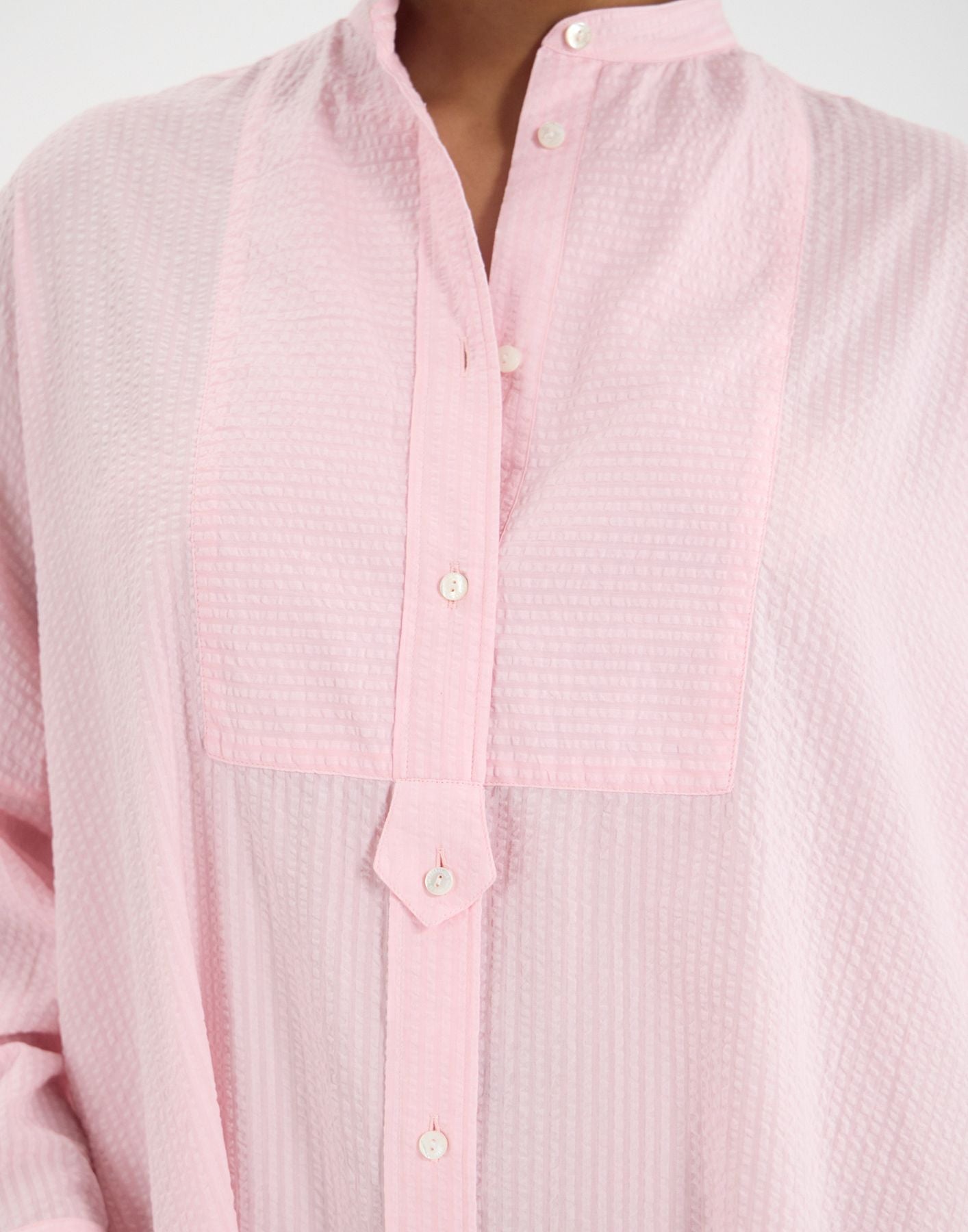 Vestido de algodón rosa para niño