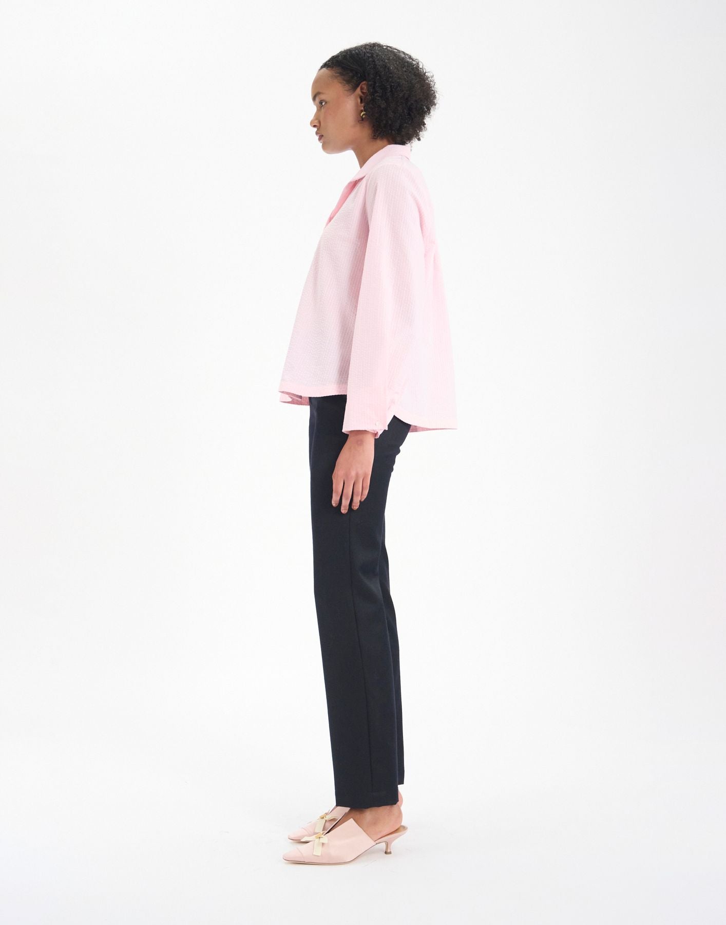 Top Noa de algodón rosa