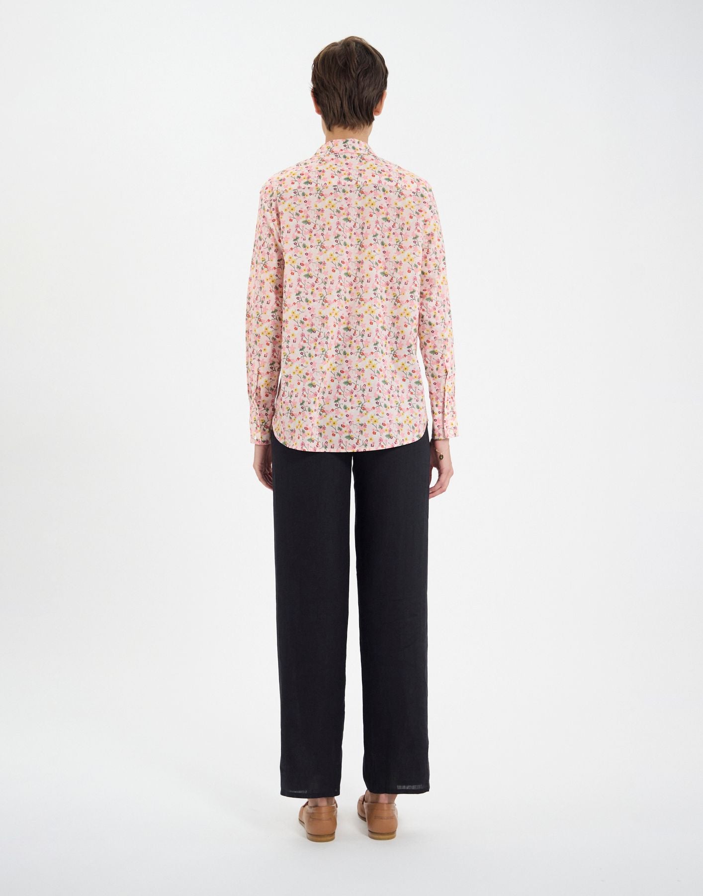 Camisa floral de algodón Maureen