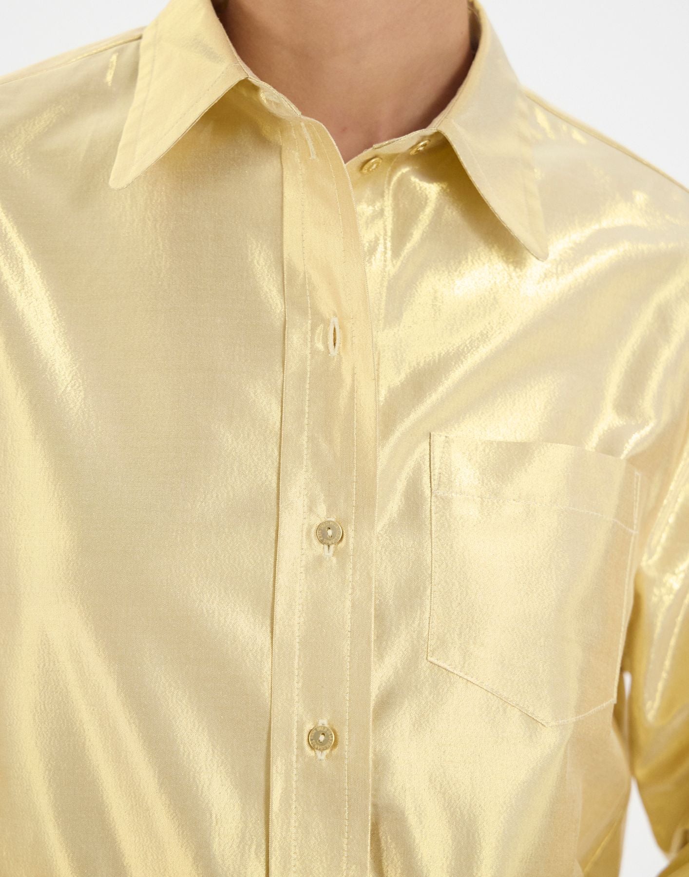 Camisa Maureen de algodón dorado