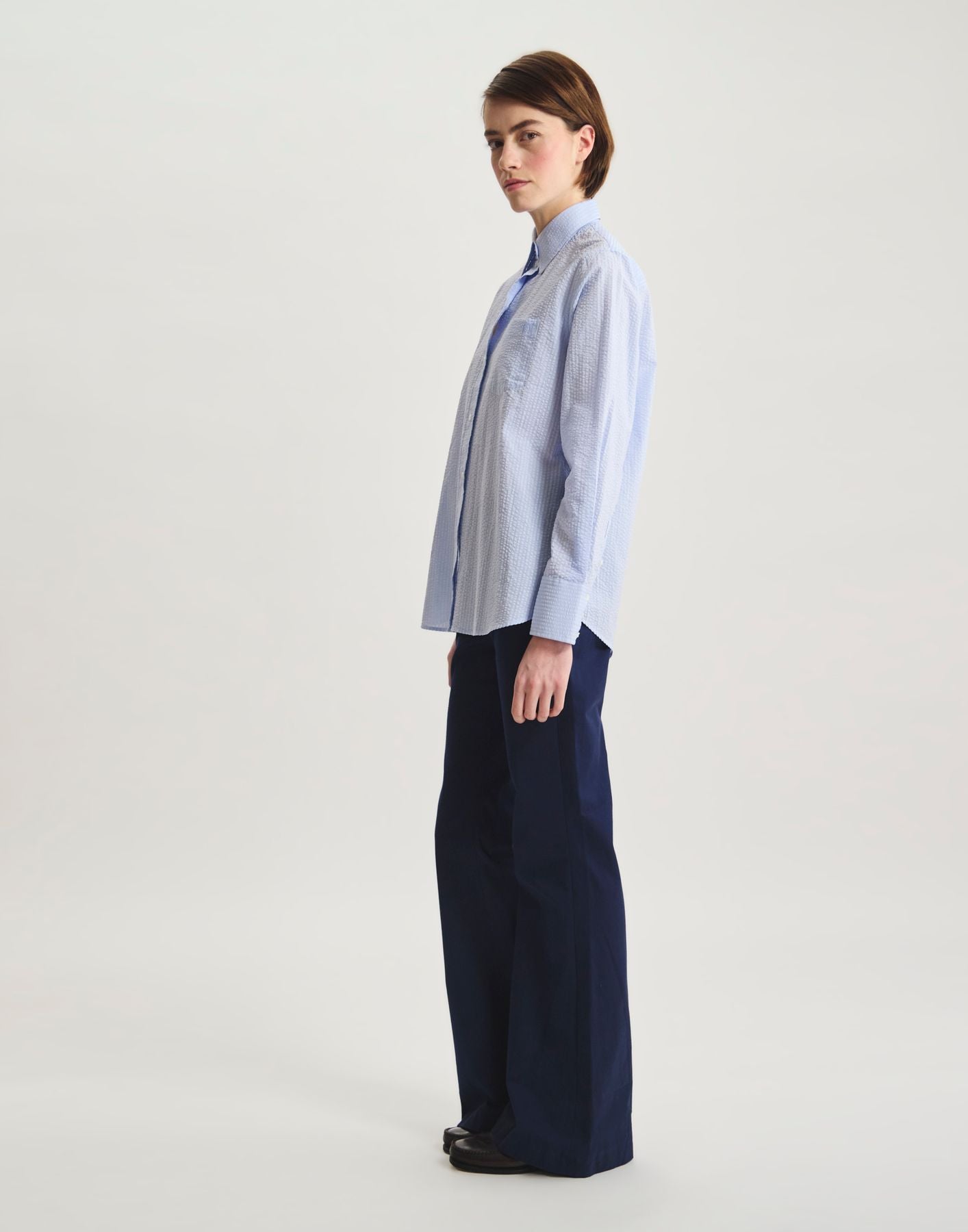 Maureen shirt in light blue cotton