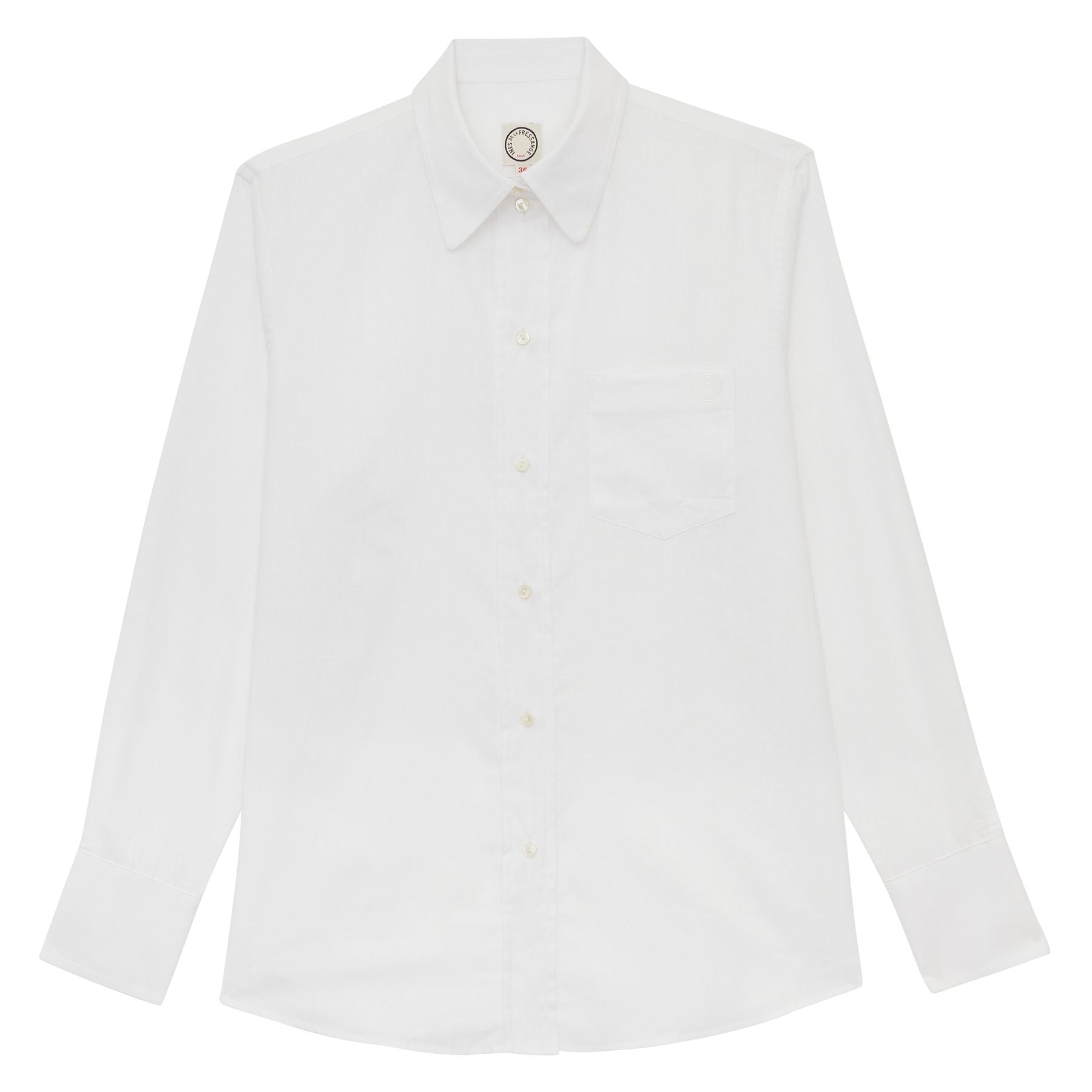 Maureen shirt in white linen blend