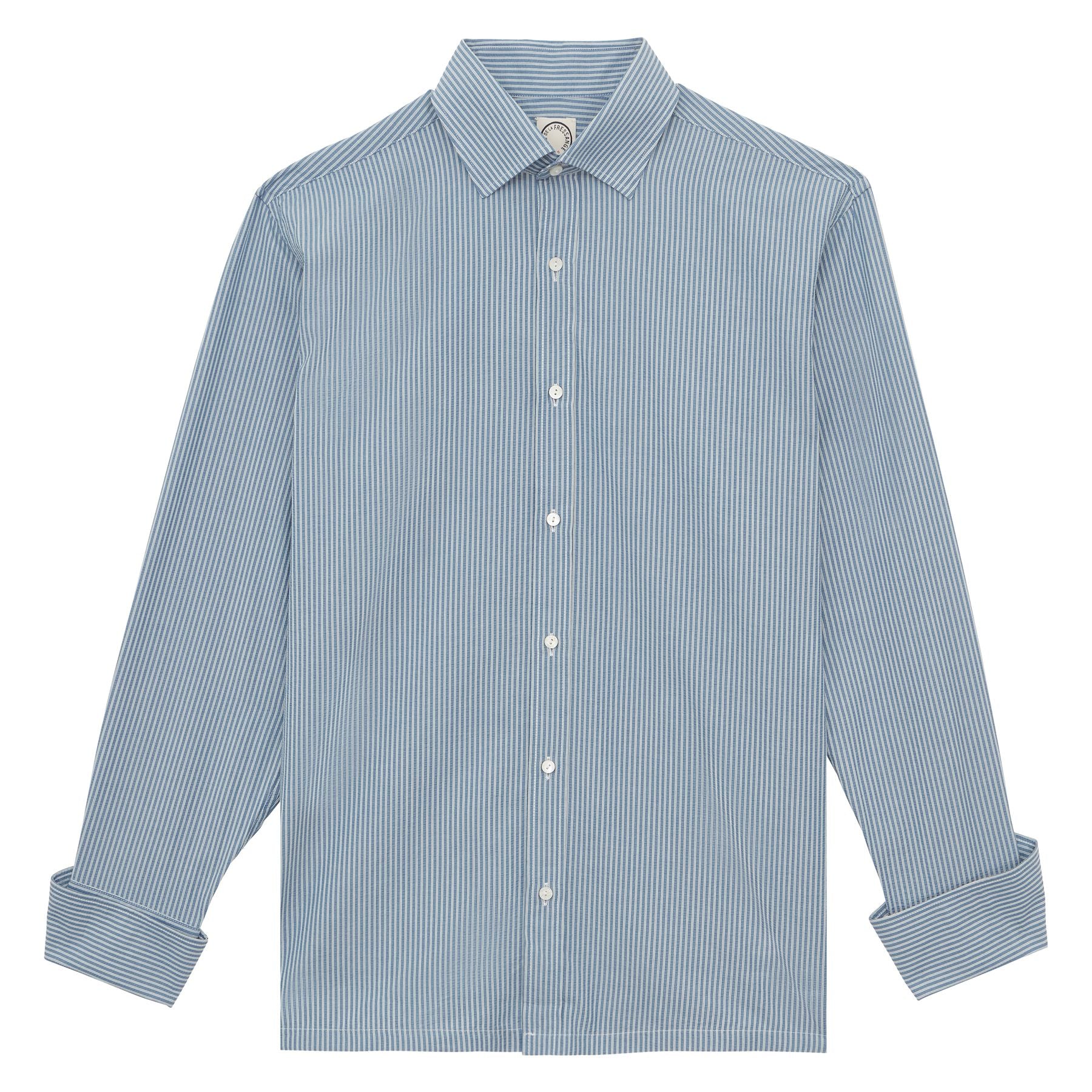 Chemise Nova en coton bleue