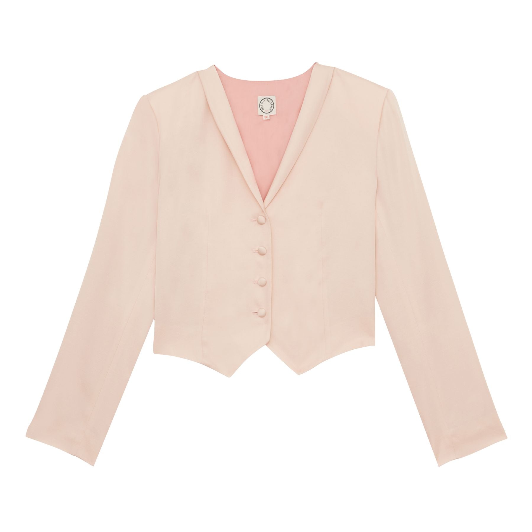 Veste-boléro Ole rose pâle