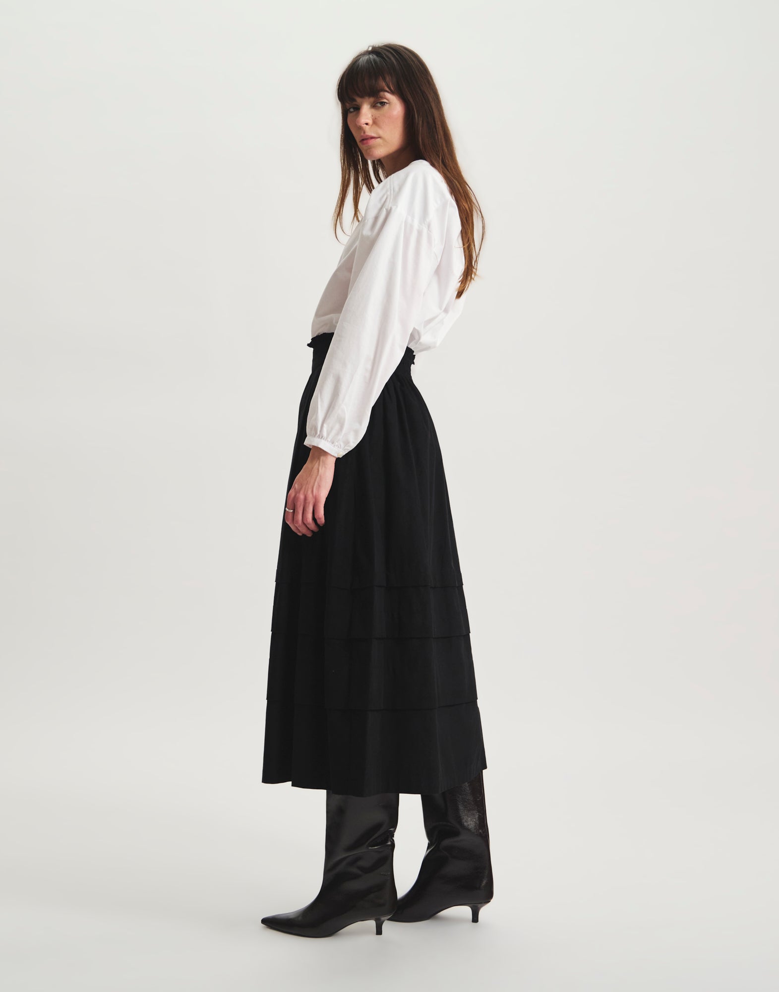 Jupe longue Héloïse en coton