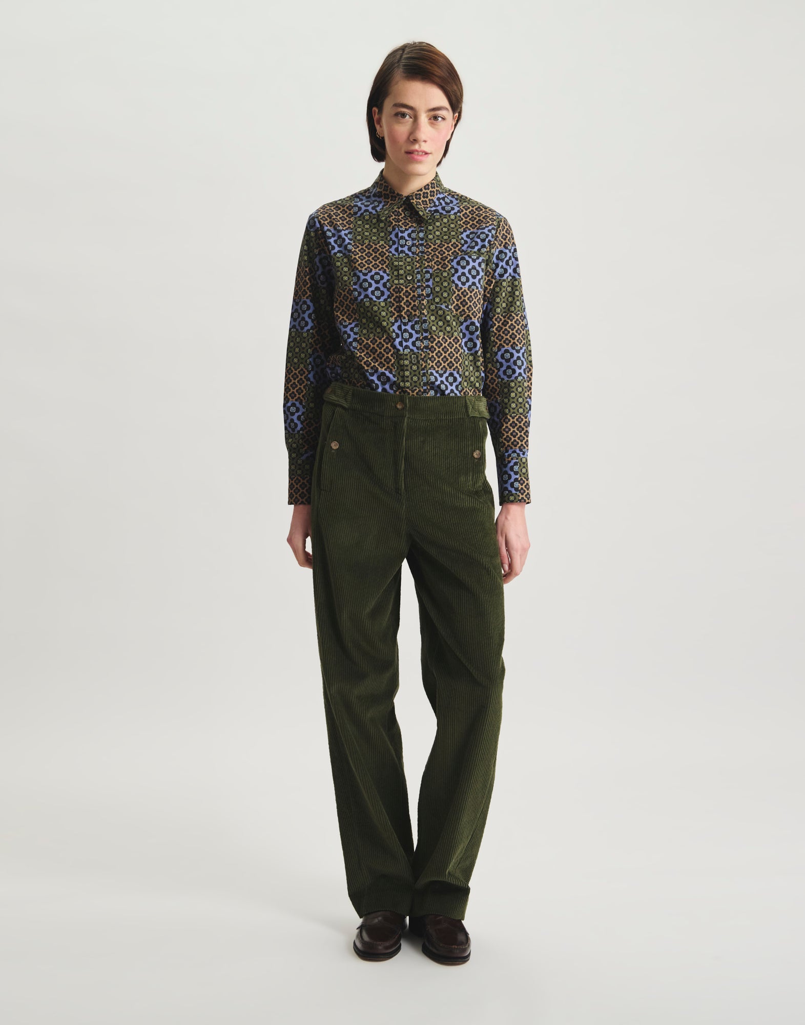 Pantalon à pinces Piotr en coton