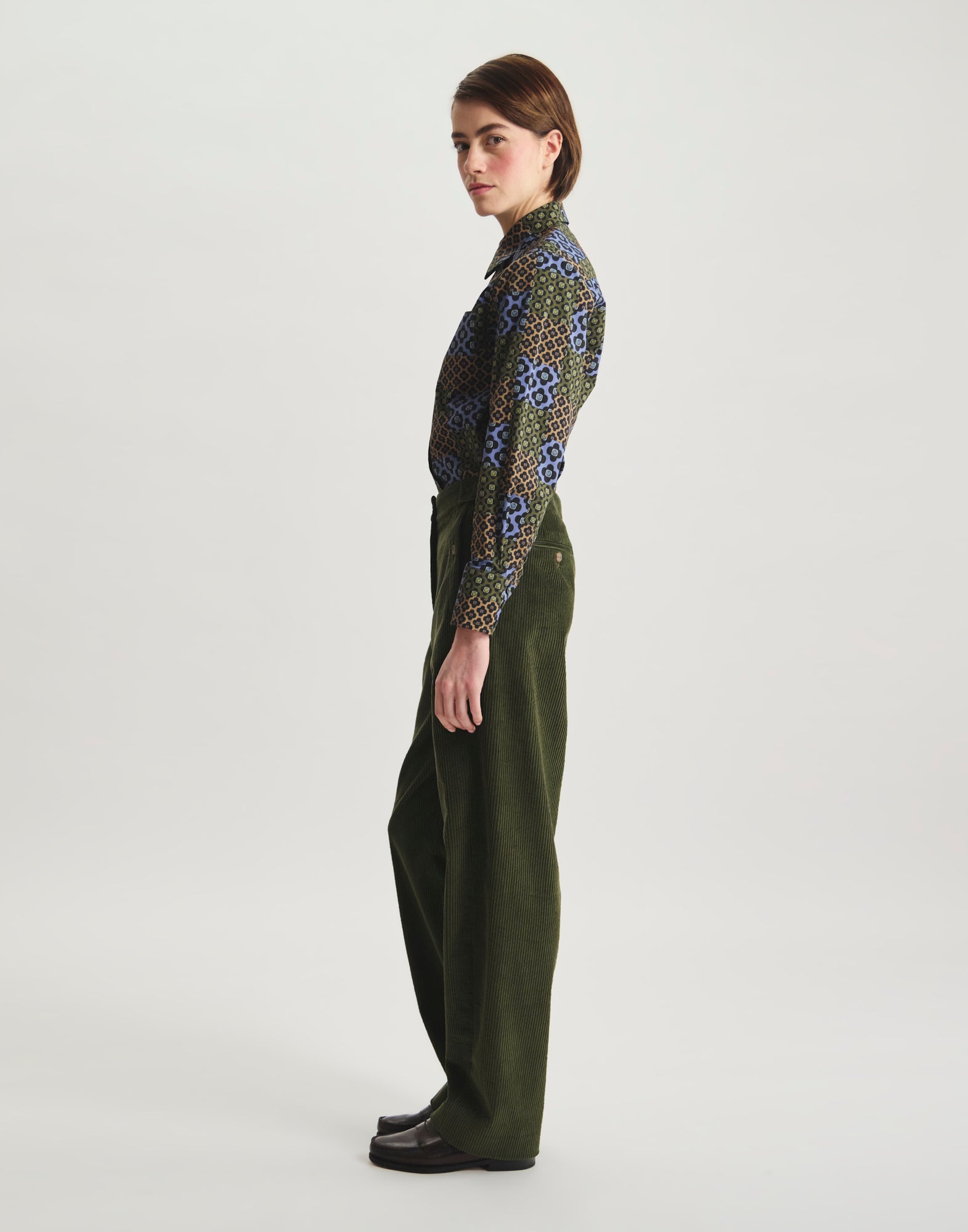 Pantalon à pinces Piotr en coton