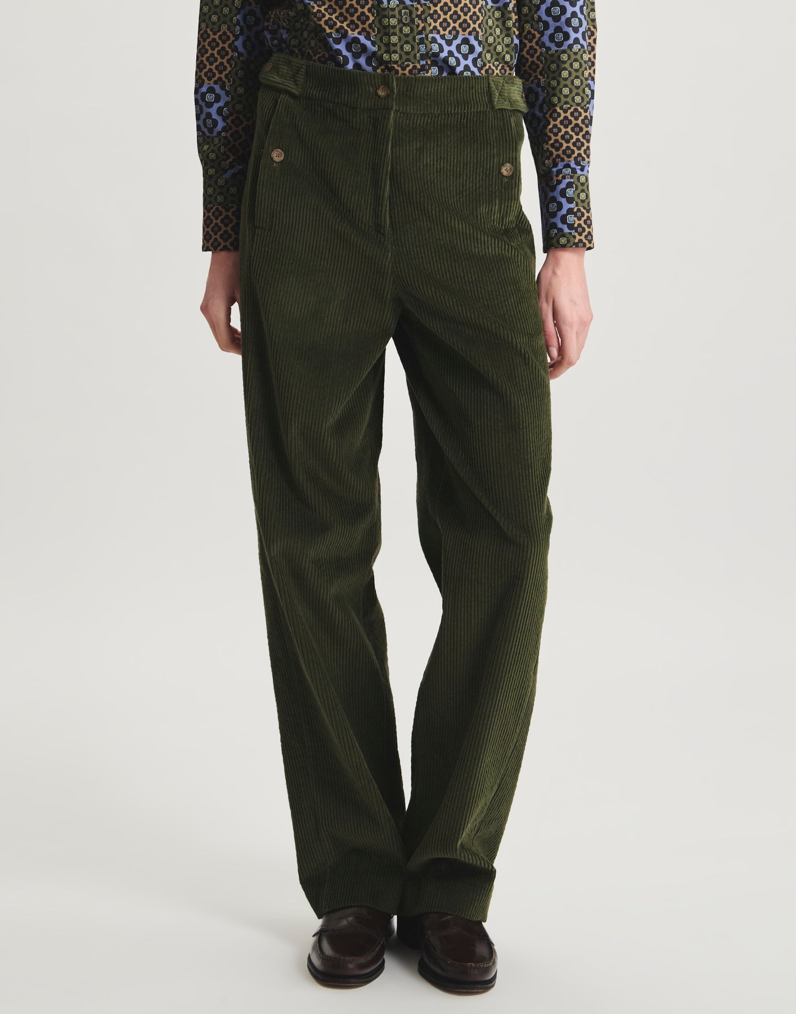 Pantalon à pinces Piotr en coton