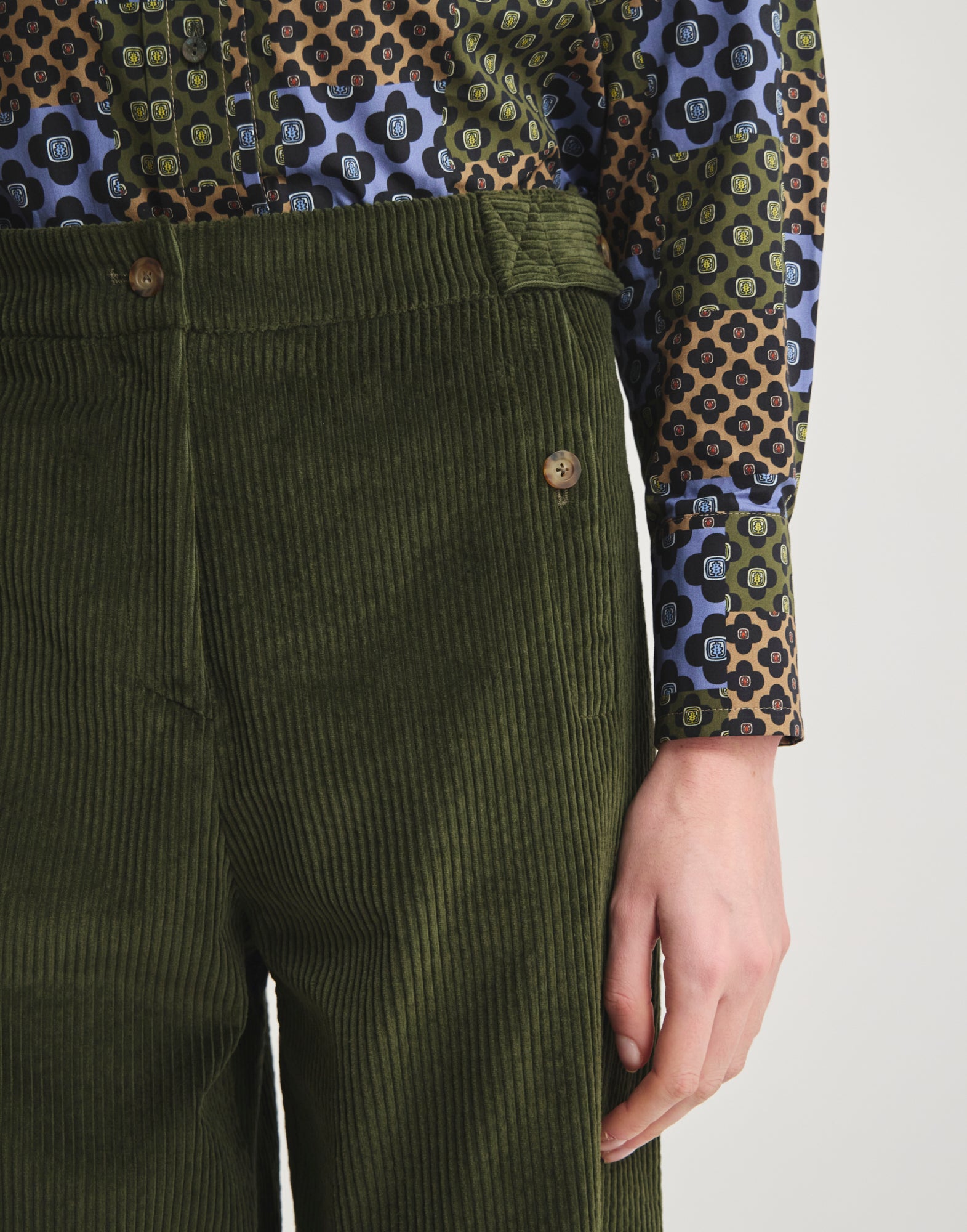 Pantalon à pinces Piotr en coton
