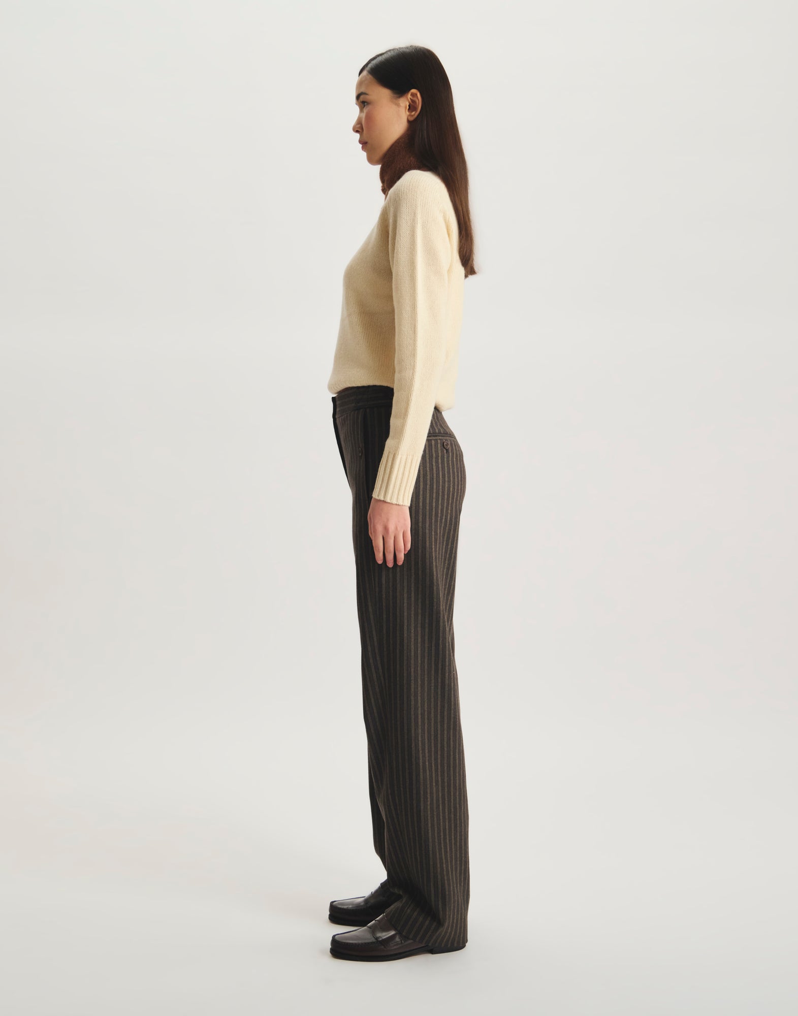 Pantalon à pinces Piotr en coton