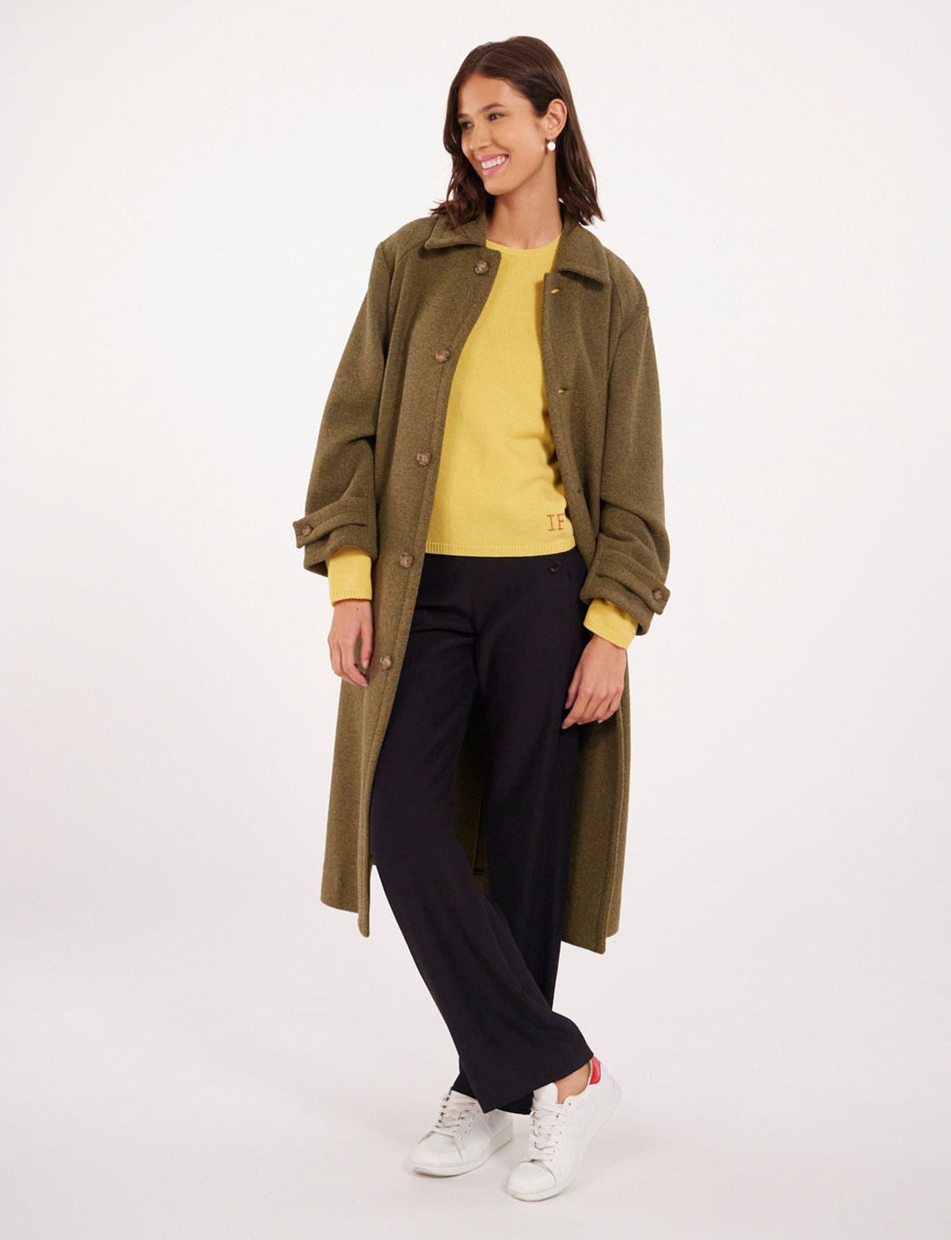 mantello-esme-khaki-wolle