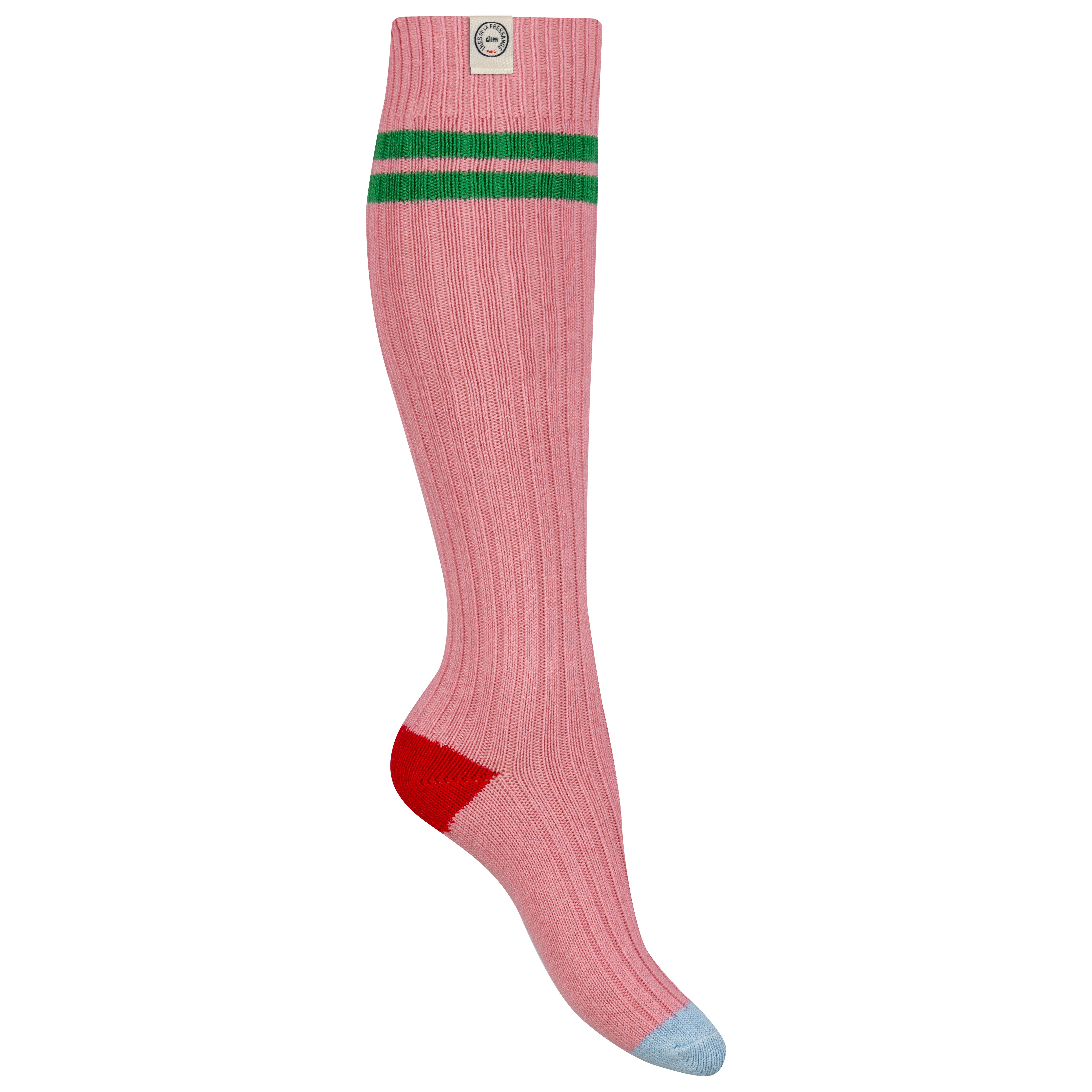 Chaussettes mi-bas côtelés DIM x Ines de La Fressange
