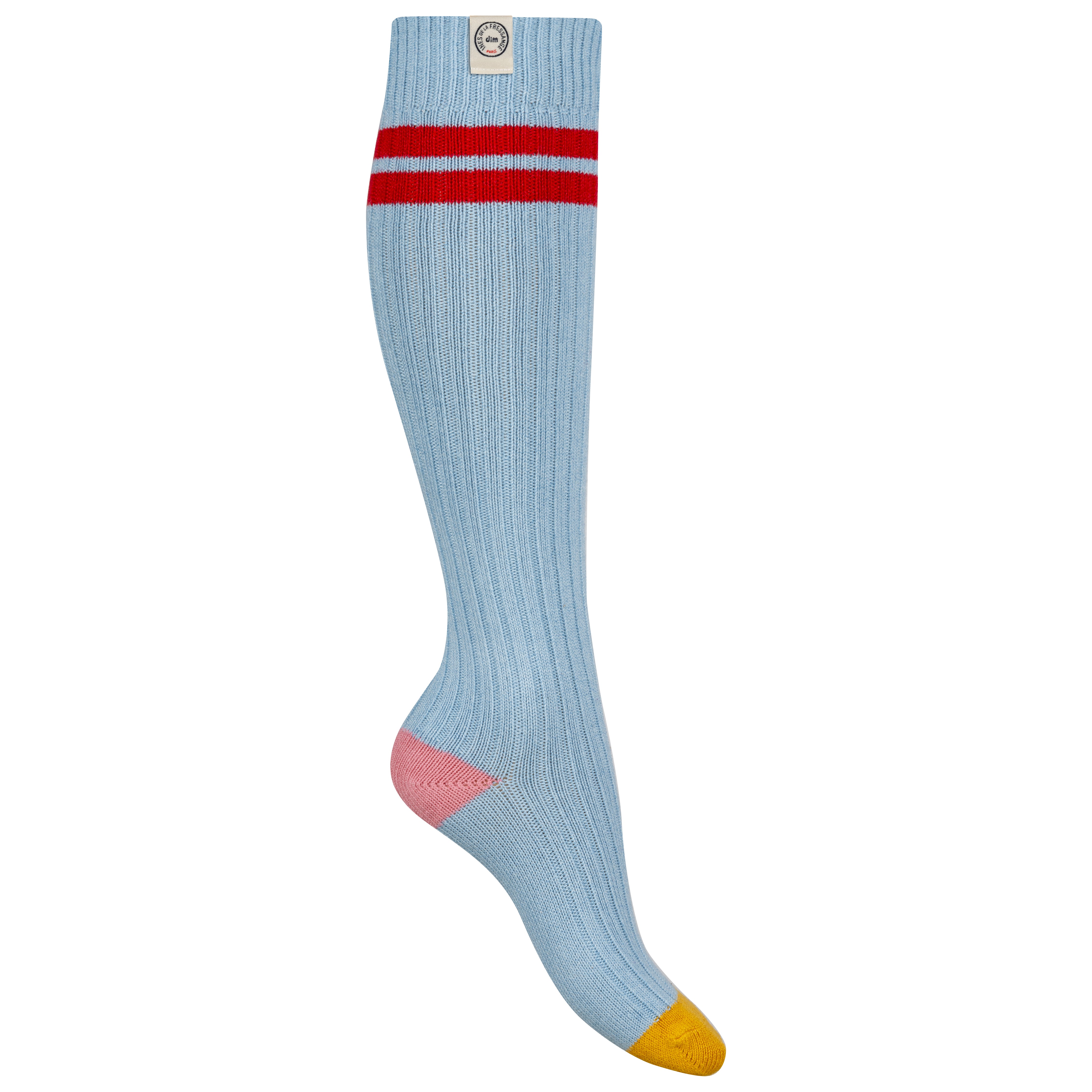 Chaussettes mi-bas côtelés DIM x Ines de La Fressange