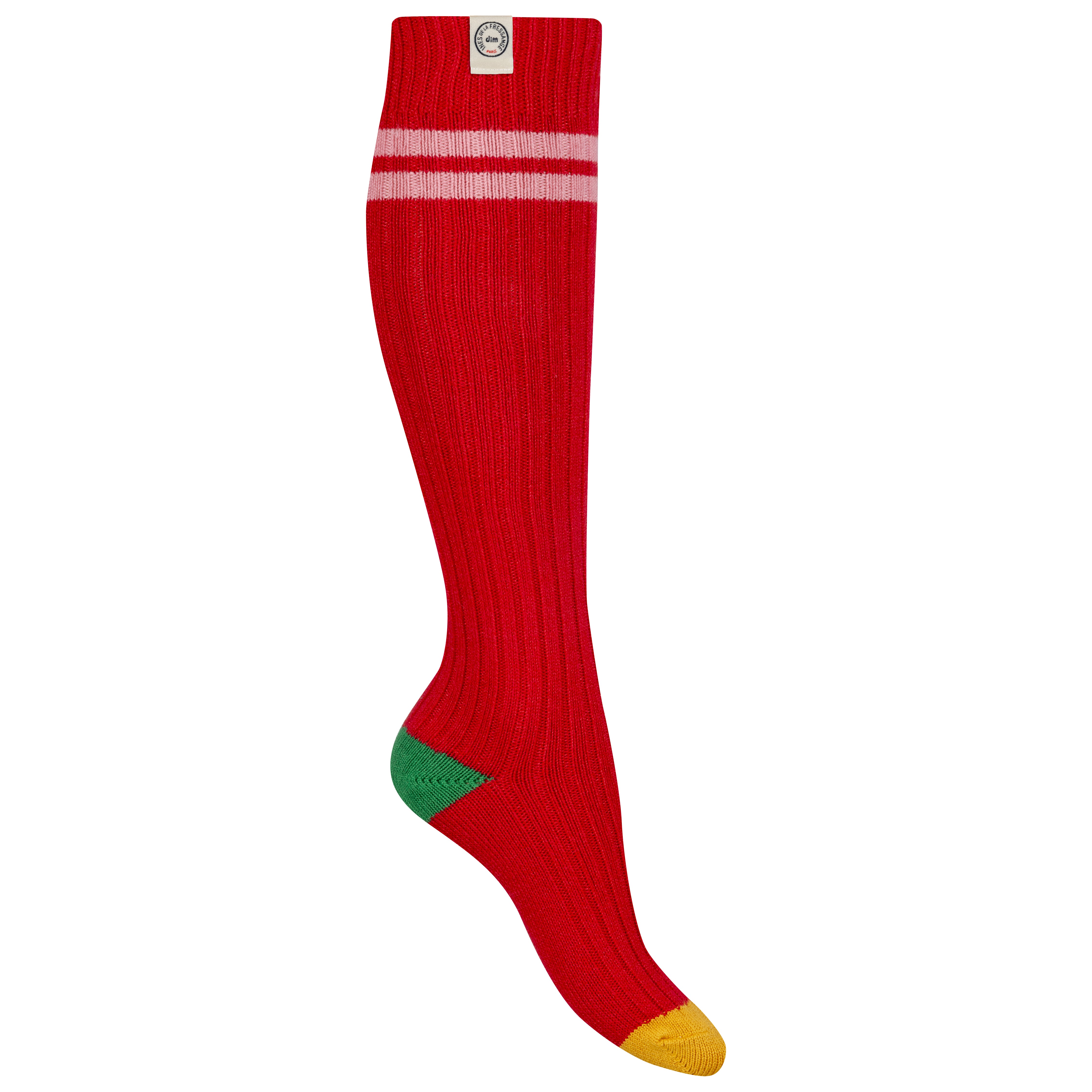 Chaussettes mi-bas côtelés DIM x Ines de La Fressange