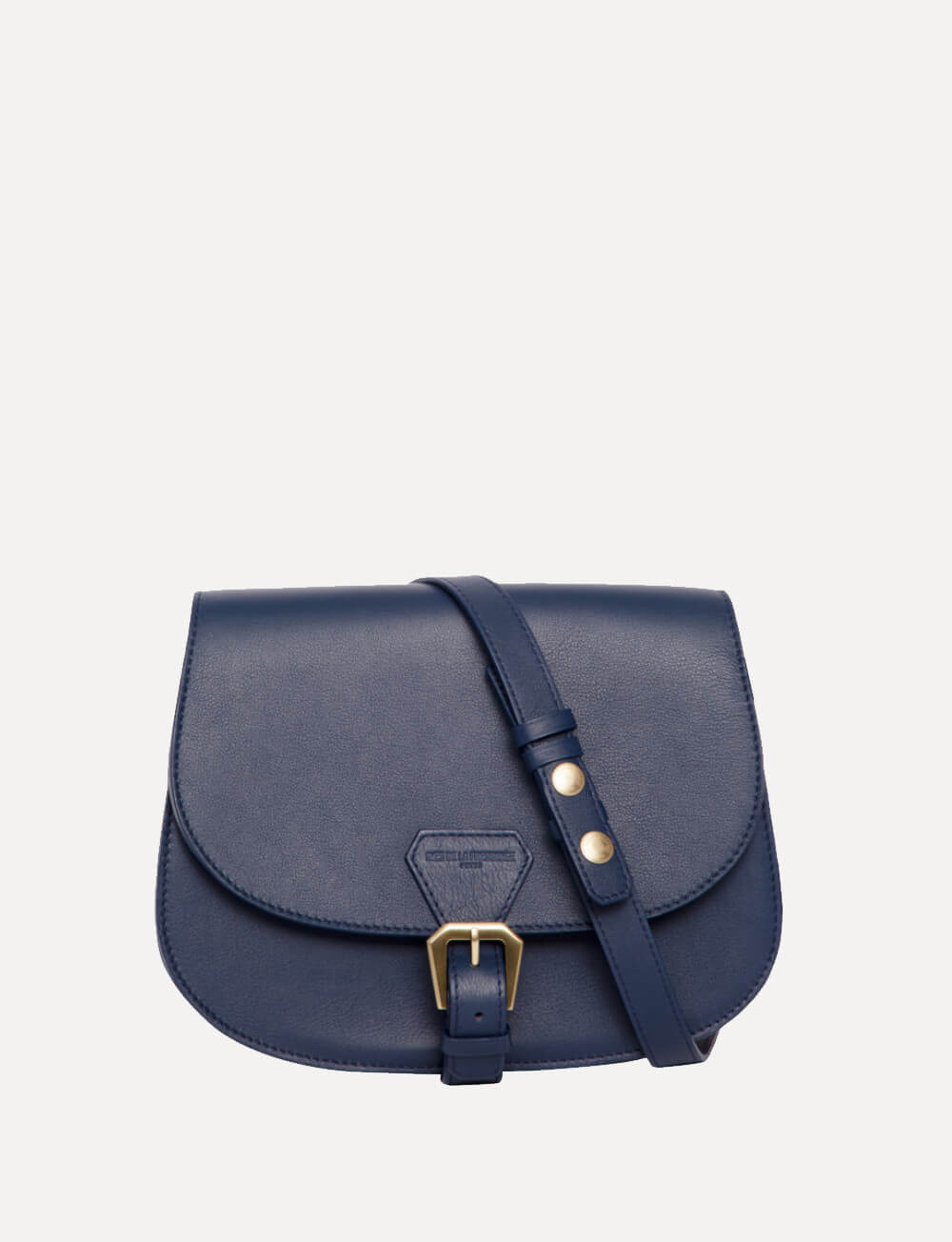 Borsa Flâneur in pelle blu navy