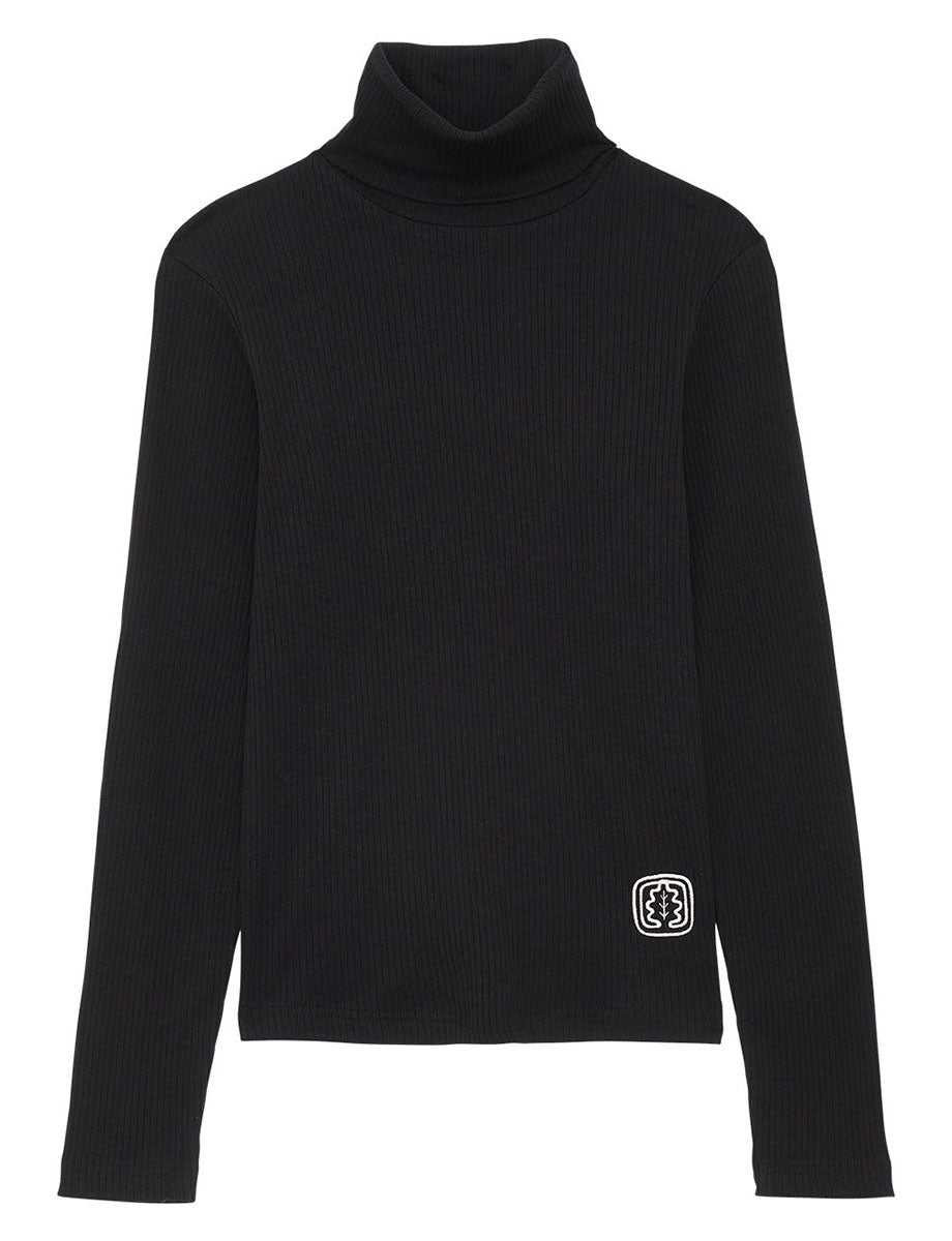 Maglia dolcevita leggera nera Matthieu