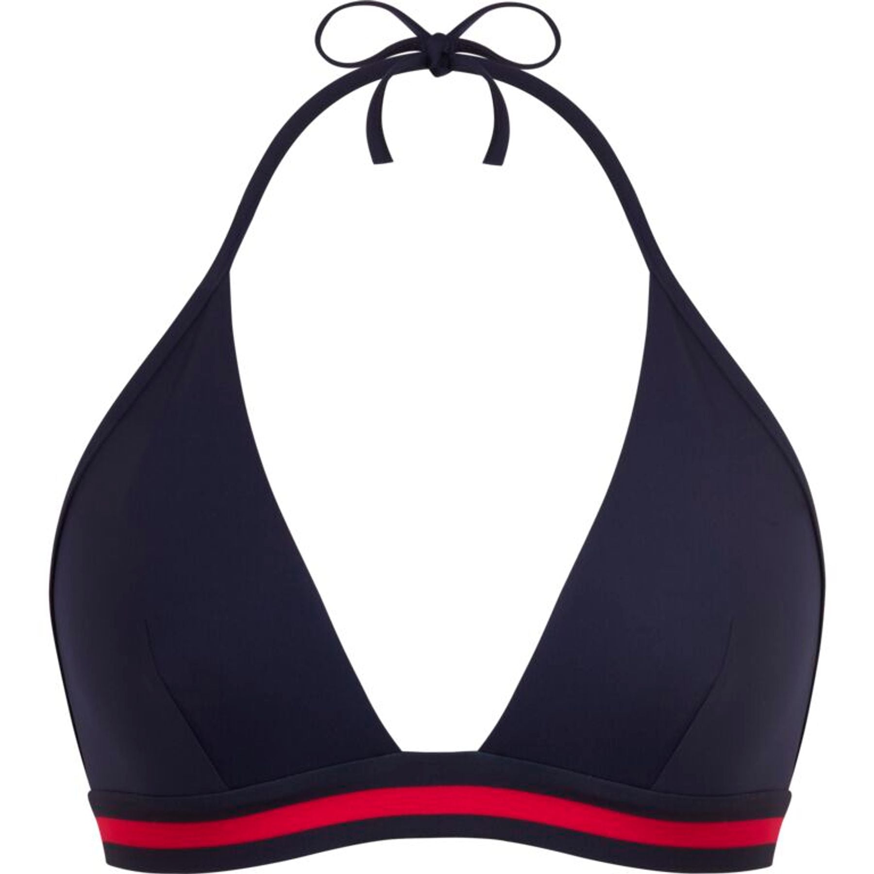 Arrow, top da bagno da donna a tinta unita blu, Ines x Vilebrequin
