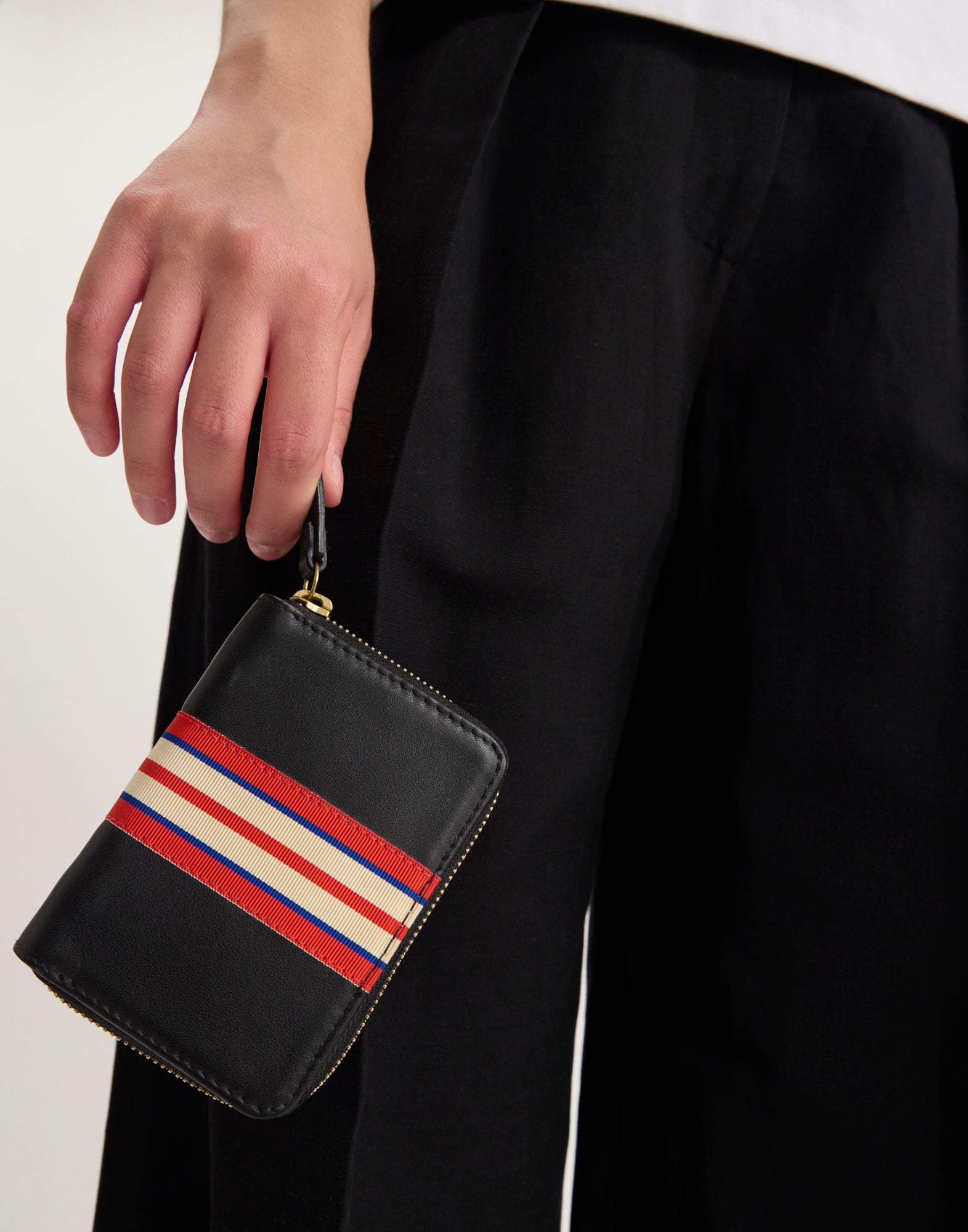 Geldbörse Le Parisien Leder schwarz