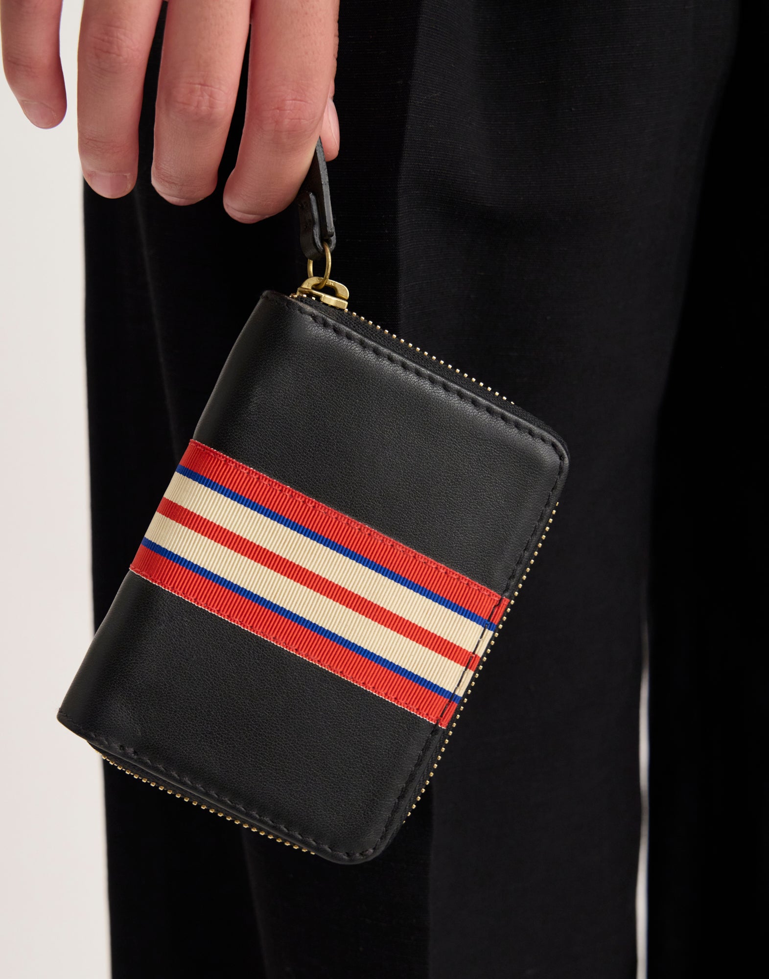 Geldbörse Le Parisien Leder schwarz