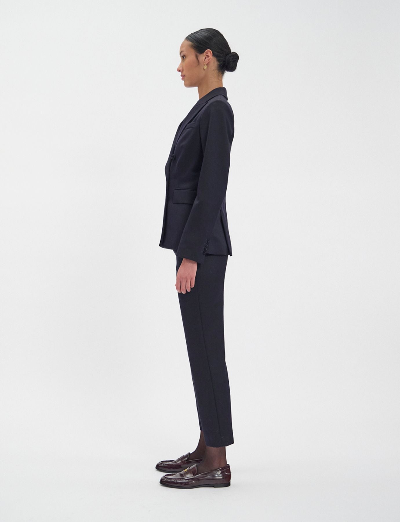 Giacca Maurice in lana blu navy