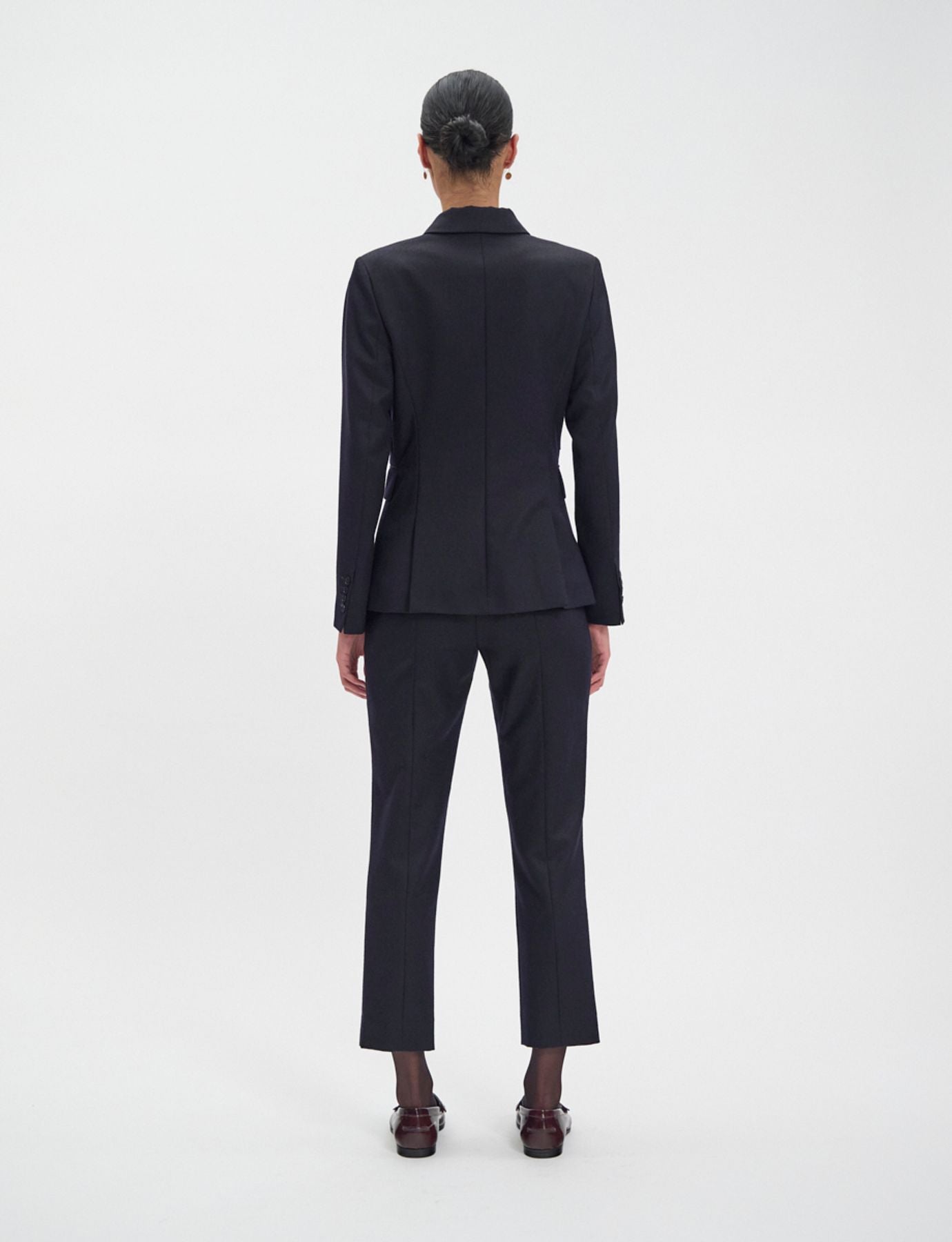 Giacca Maurice in lana blu navy