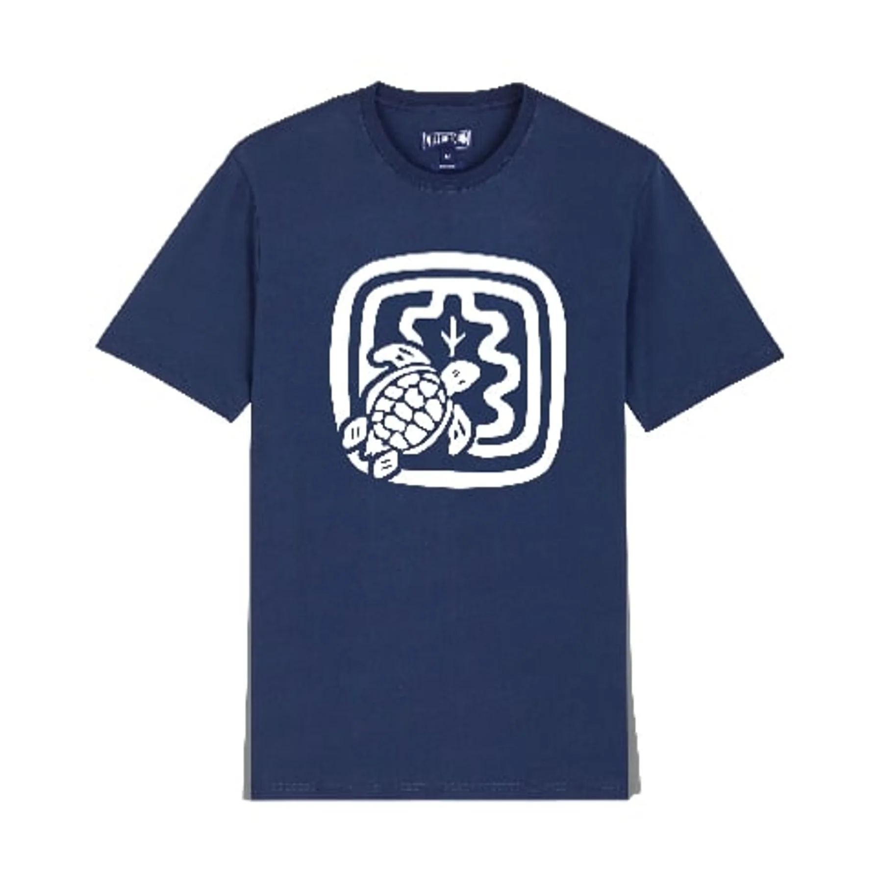 t-shirt-laora-cotone-bio-navy-blu