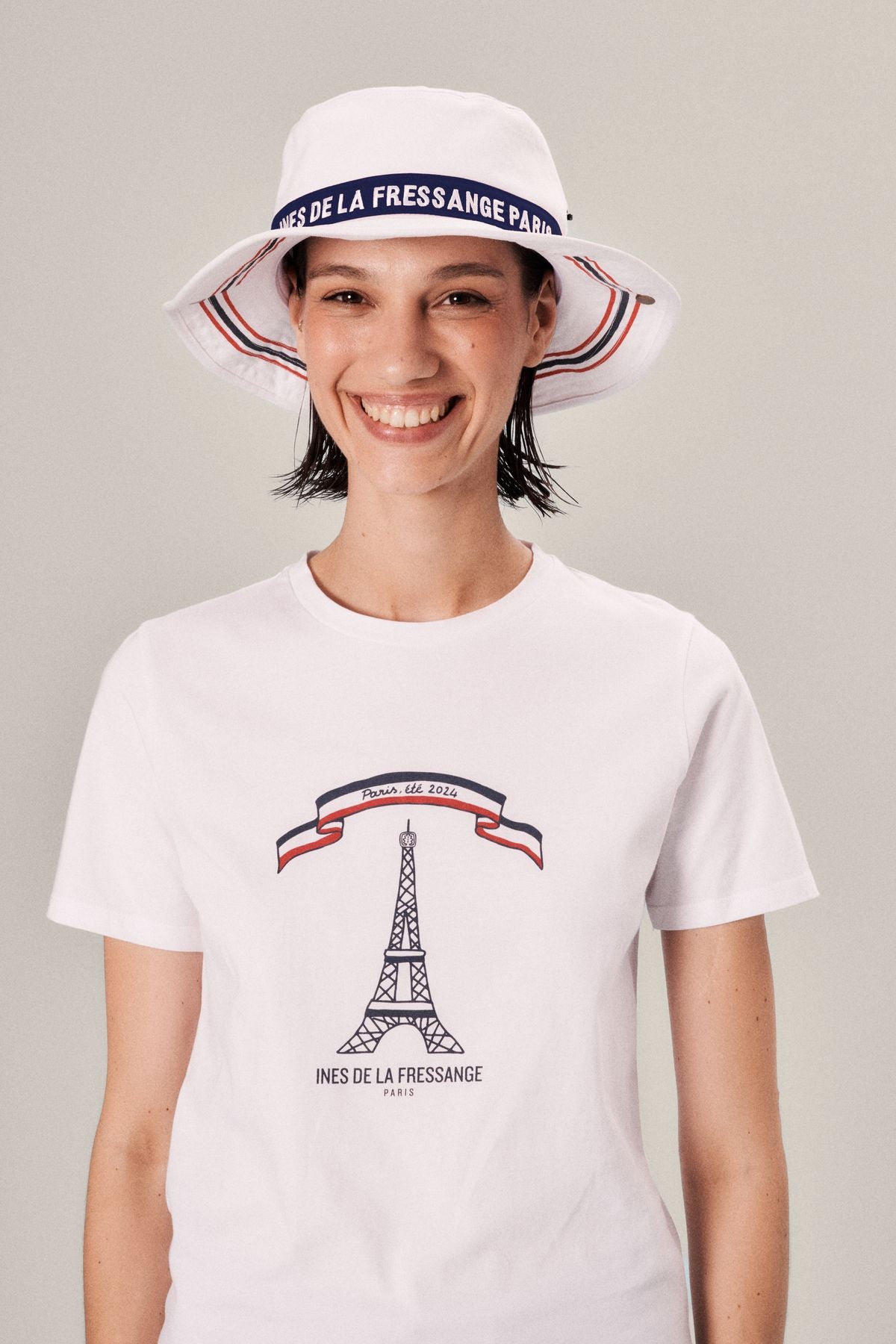 T-shirt in edizione limitata, estate 2024 a Parigi, design "Torre Eiffel".