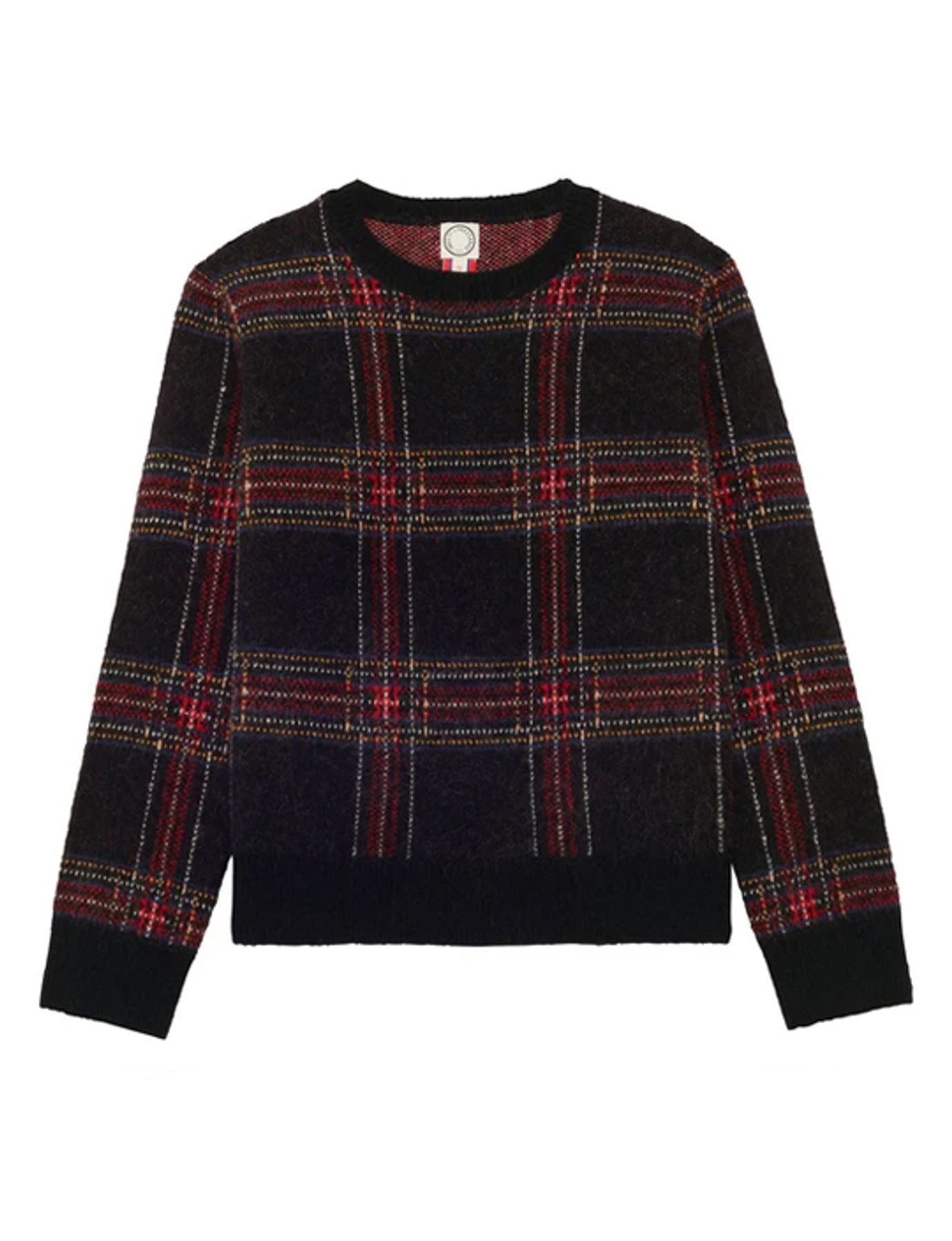 Maglia jacquard nera Ulysse