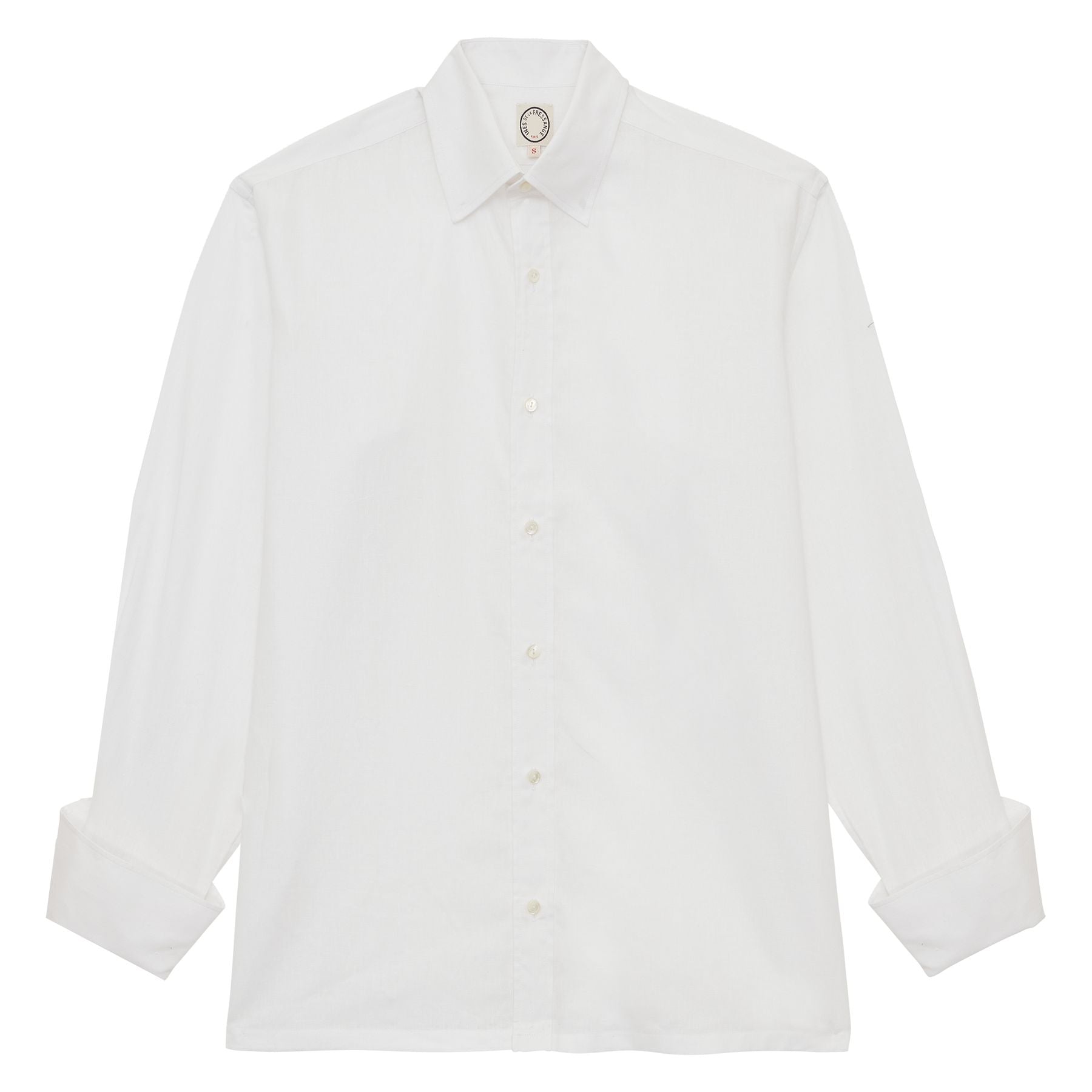 camicia in cotone-nova-bianco