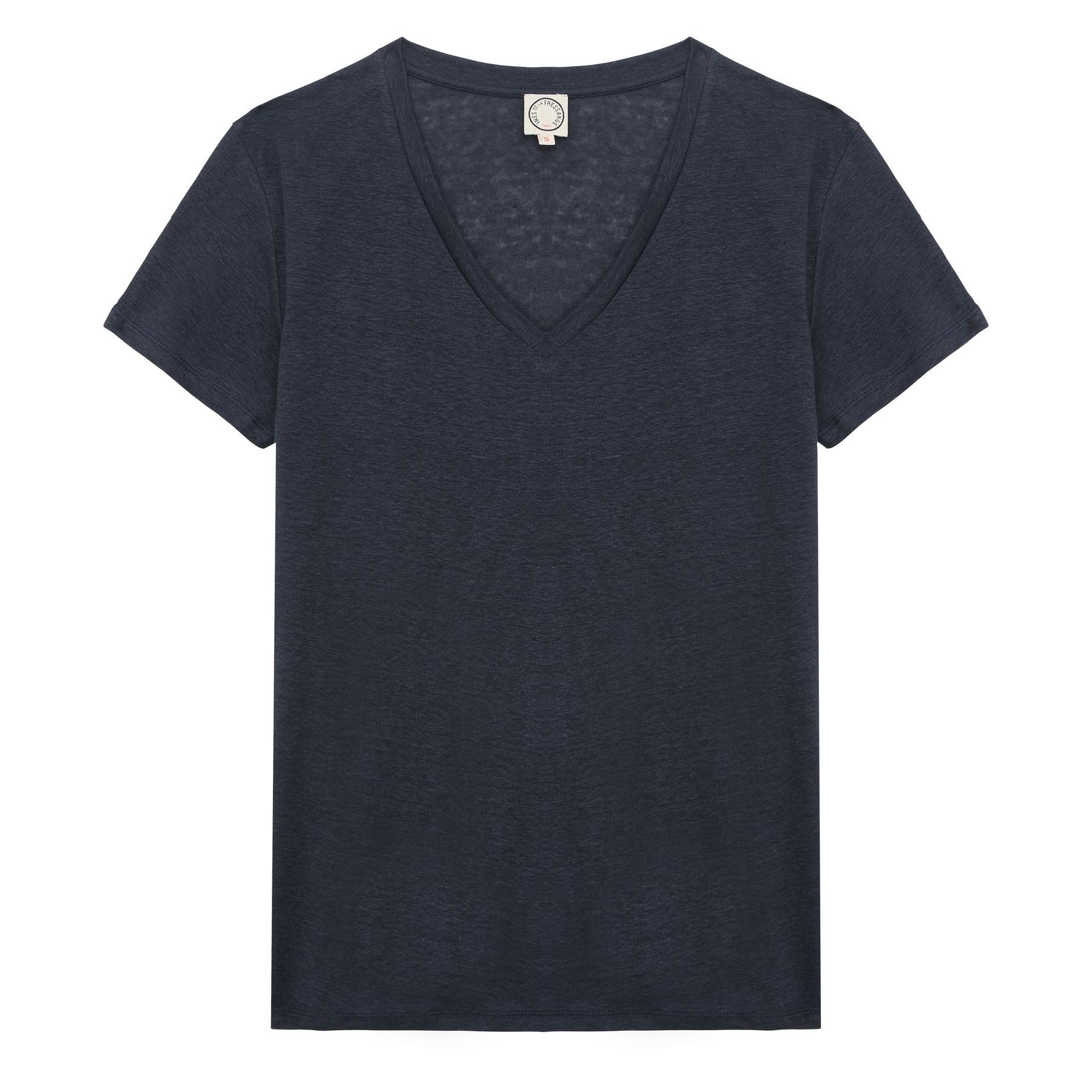 T-shirt Apolline en lin marine
