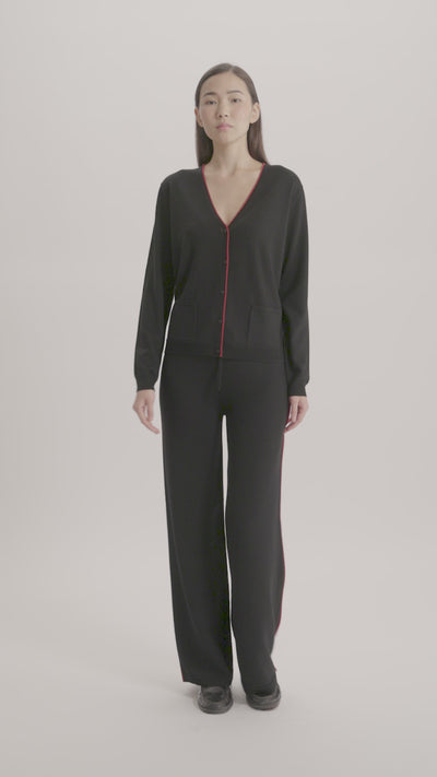 MASTER_15K058WE007-P087 BLACK BURGUNDY-XS - video