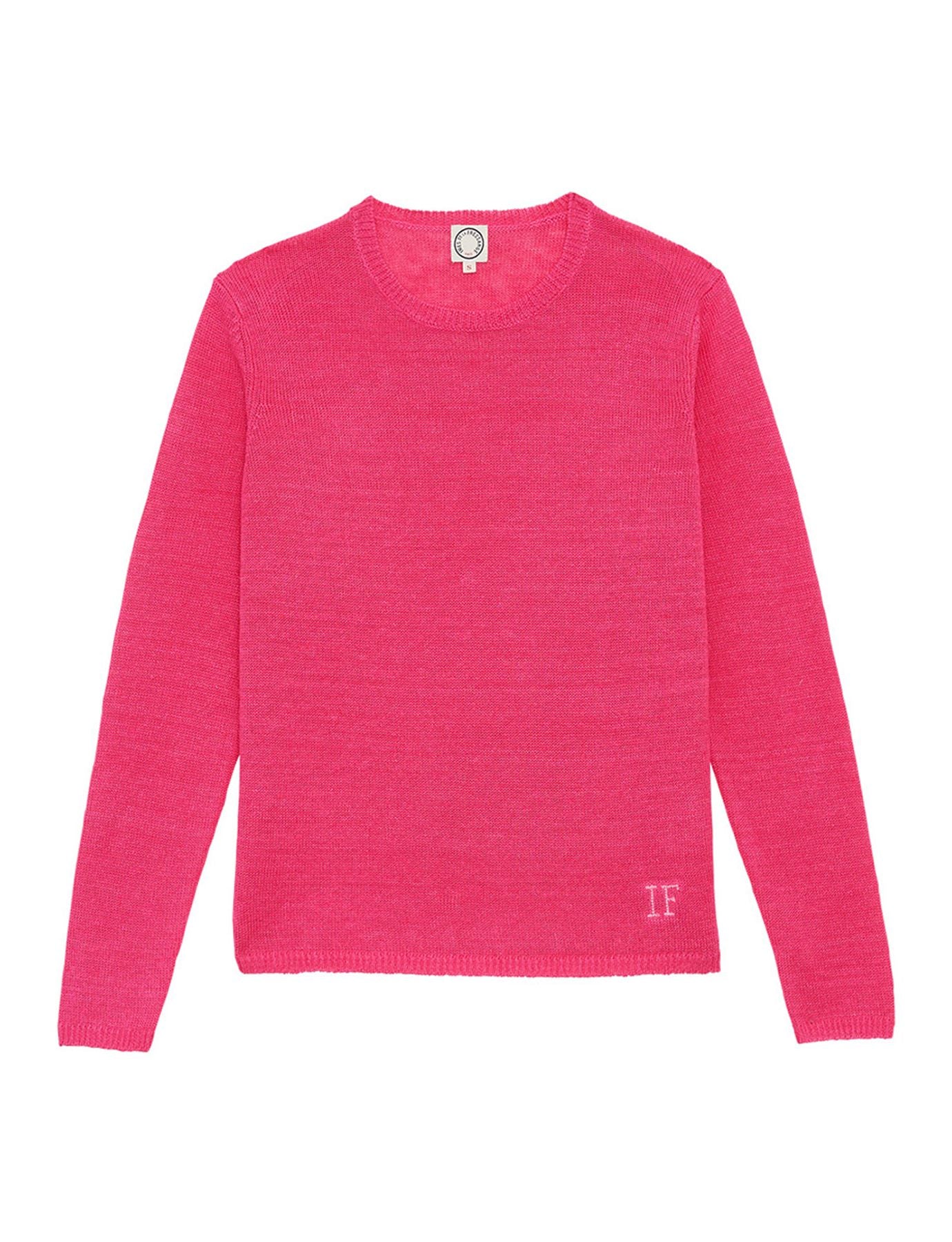 Maglia Angelina in lino rosa